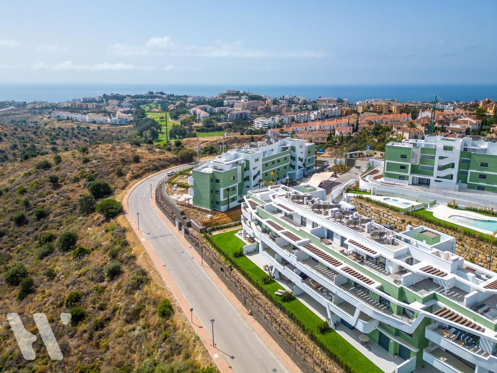 Stylish apartment with garden and amazing view