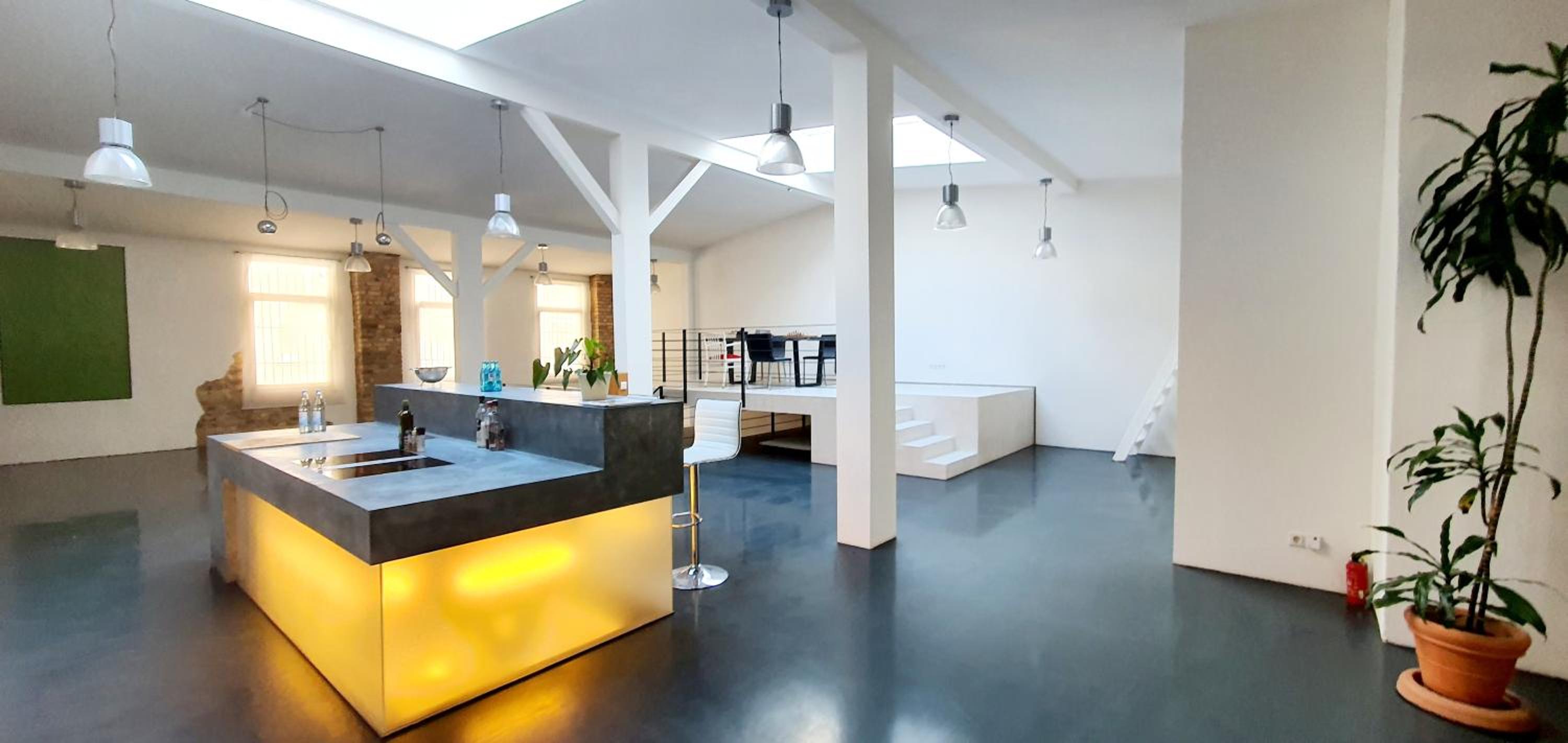 Helles Zimmer im Loft