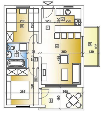 Petrovac Bay apartment with sea view and shared pool