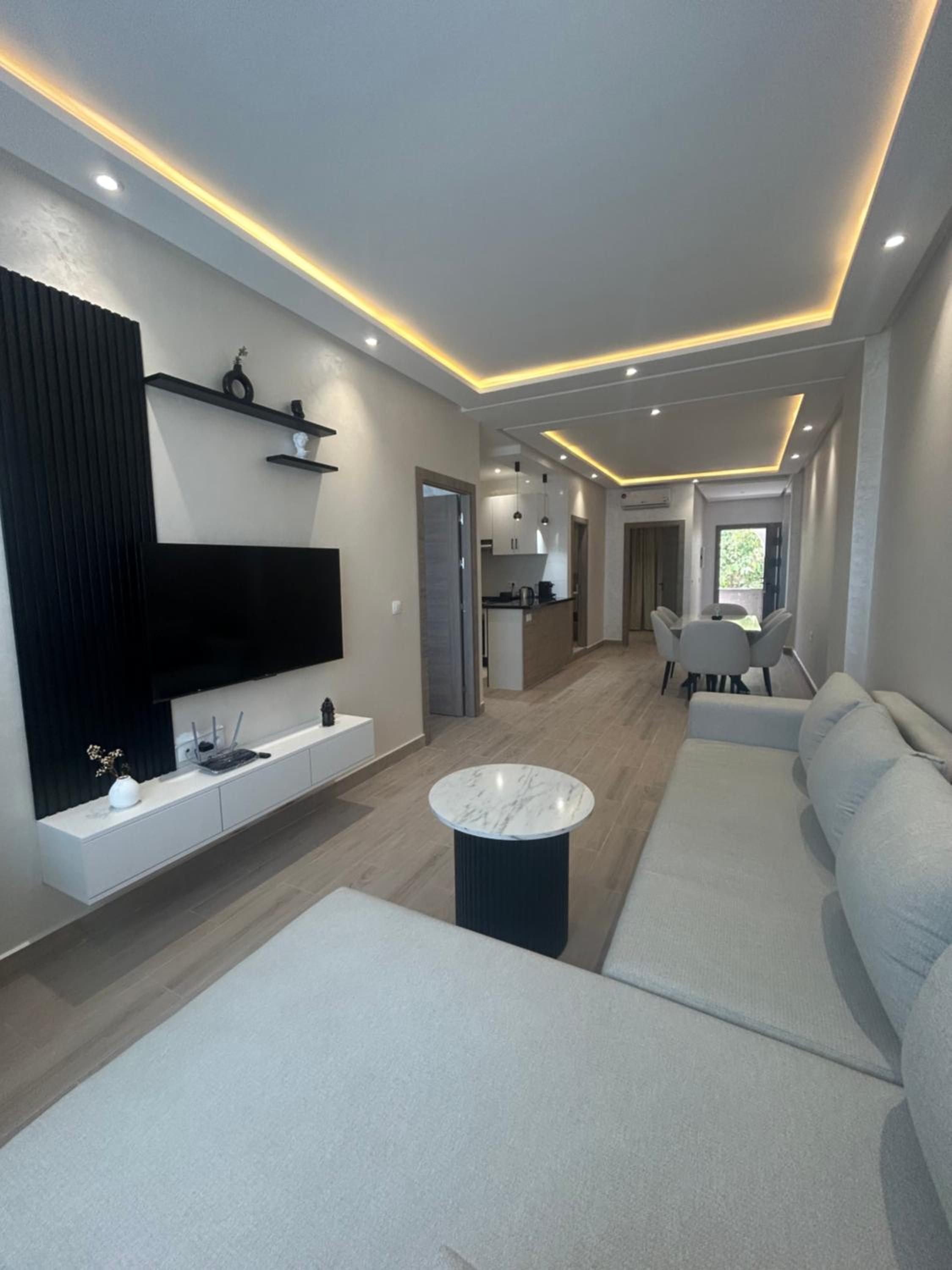 Appartement Haut Standing en face de la Marina et à 200m du port de Tanger - Appt 2