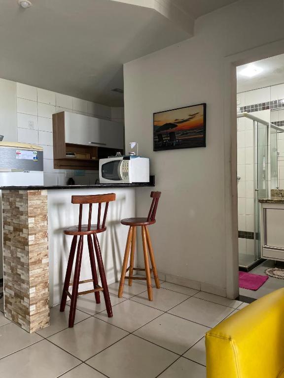 Flat Frente Mar com Varanda