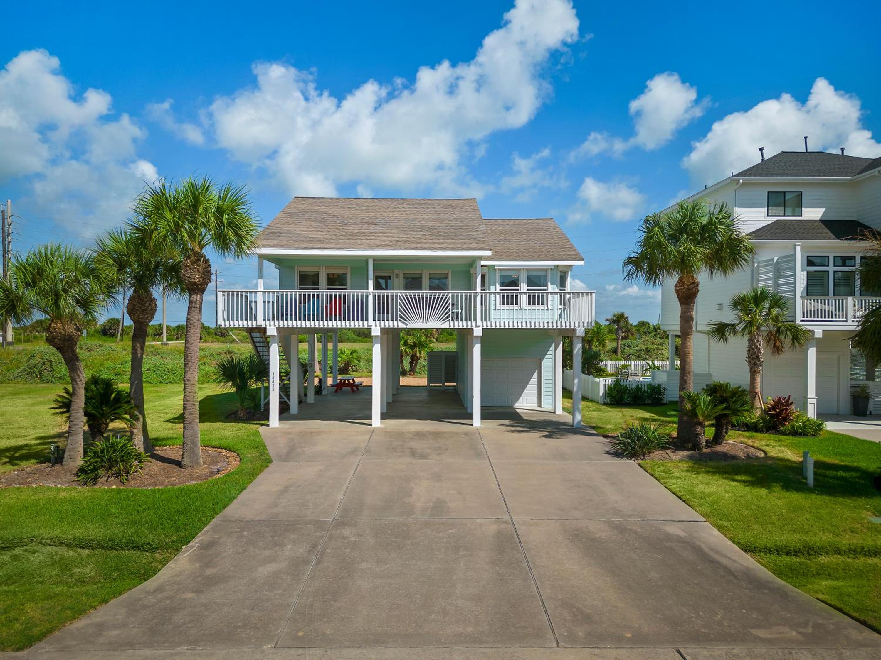 Just Right - Beach House in Pirates Beach West view 2