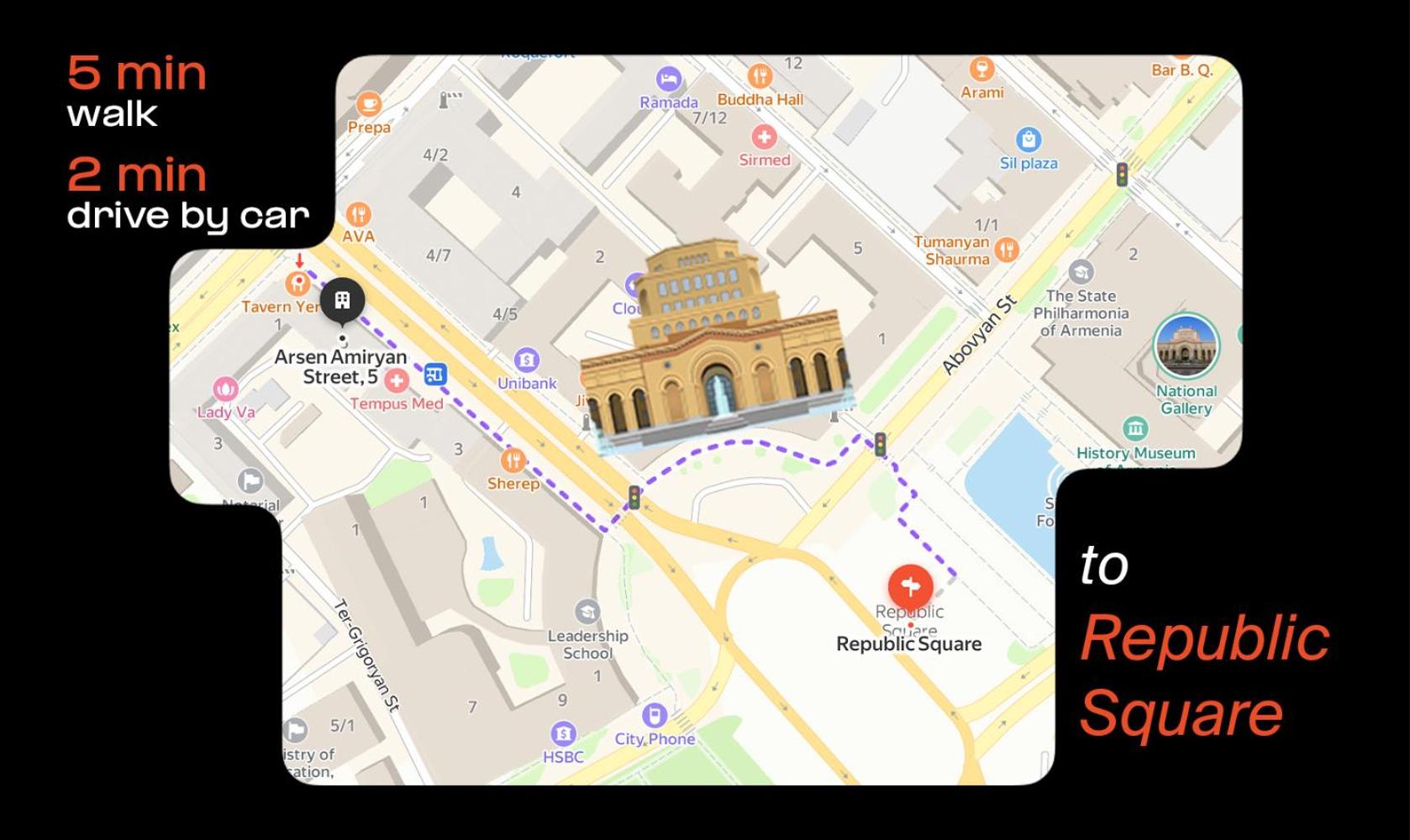 Apartment KeyGo #0035 is the key to the center of Yerevan