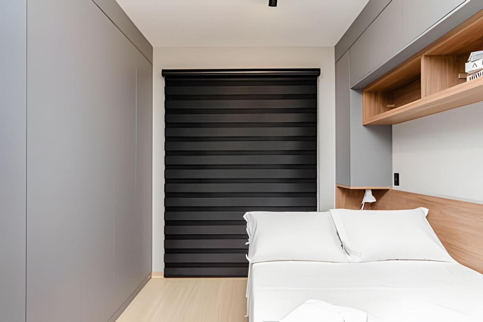 Studio incrível no Condo clube sky, batel soho by UROOMS