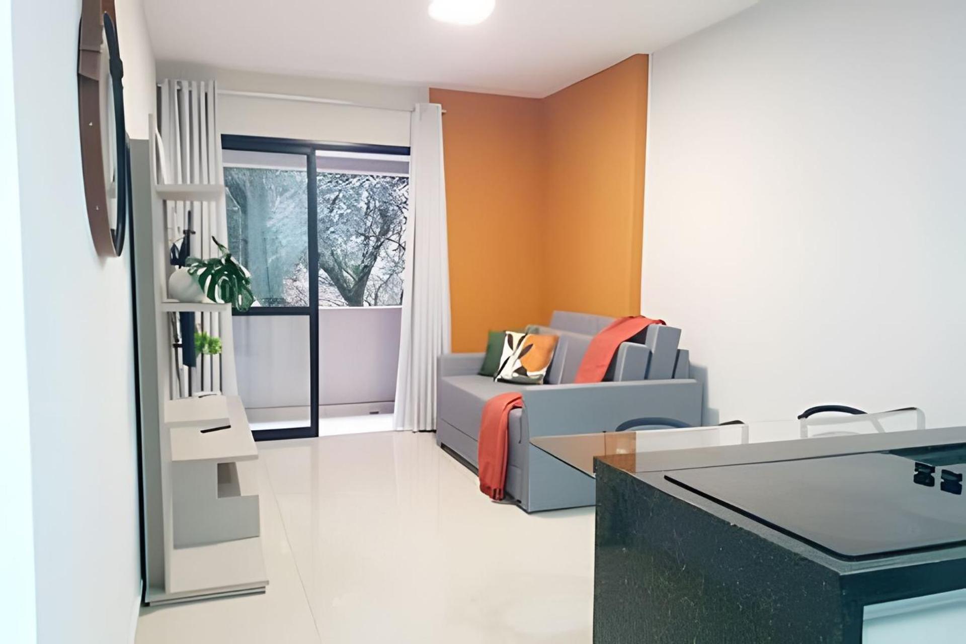 1 quarto, cheio de estilo, condo club Sky com vaga by UROOMS
