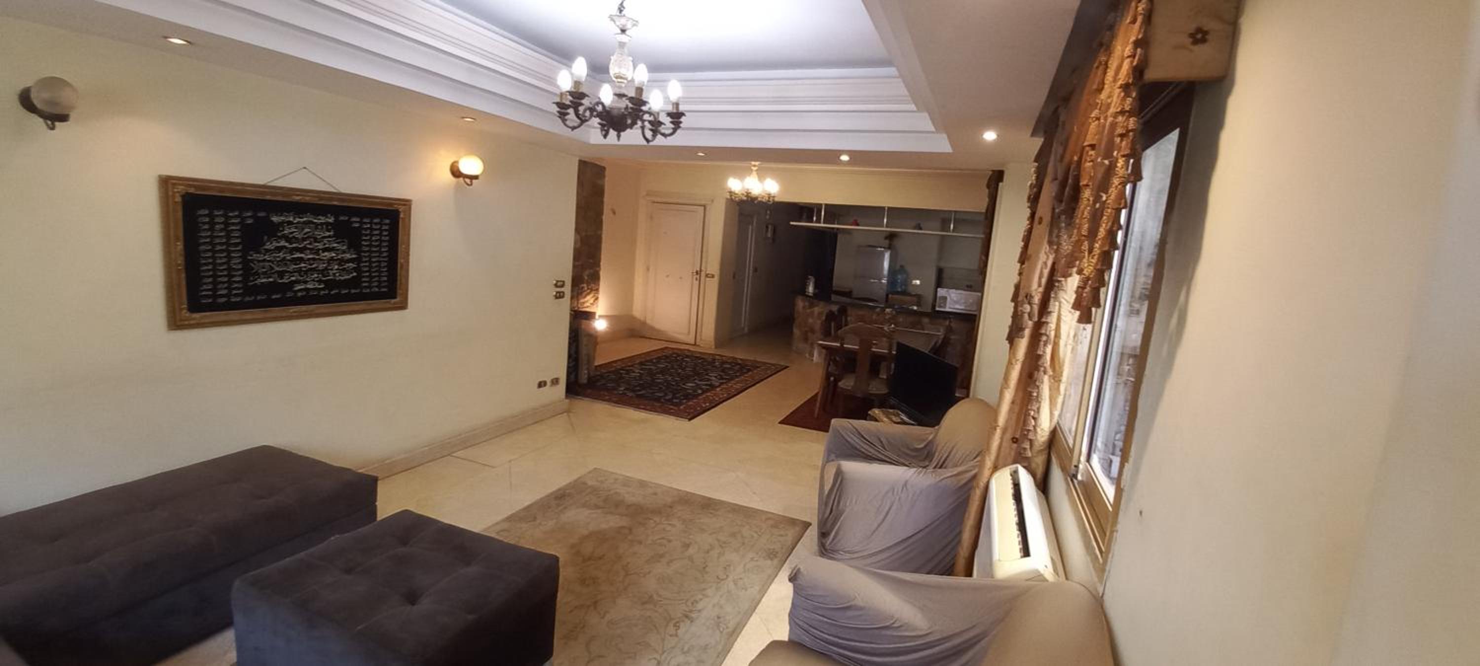 3 Bed Rooms Ac Fully Equipped flat in Mohandsseen Cairo