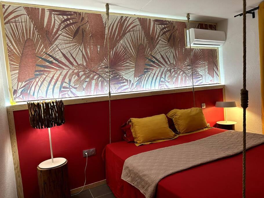 Studio climatisé avec balcon 5min de la plage wifi et parking gratuit