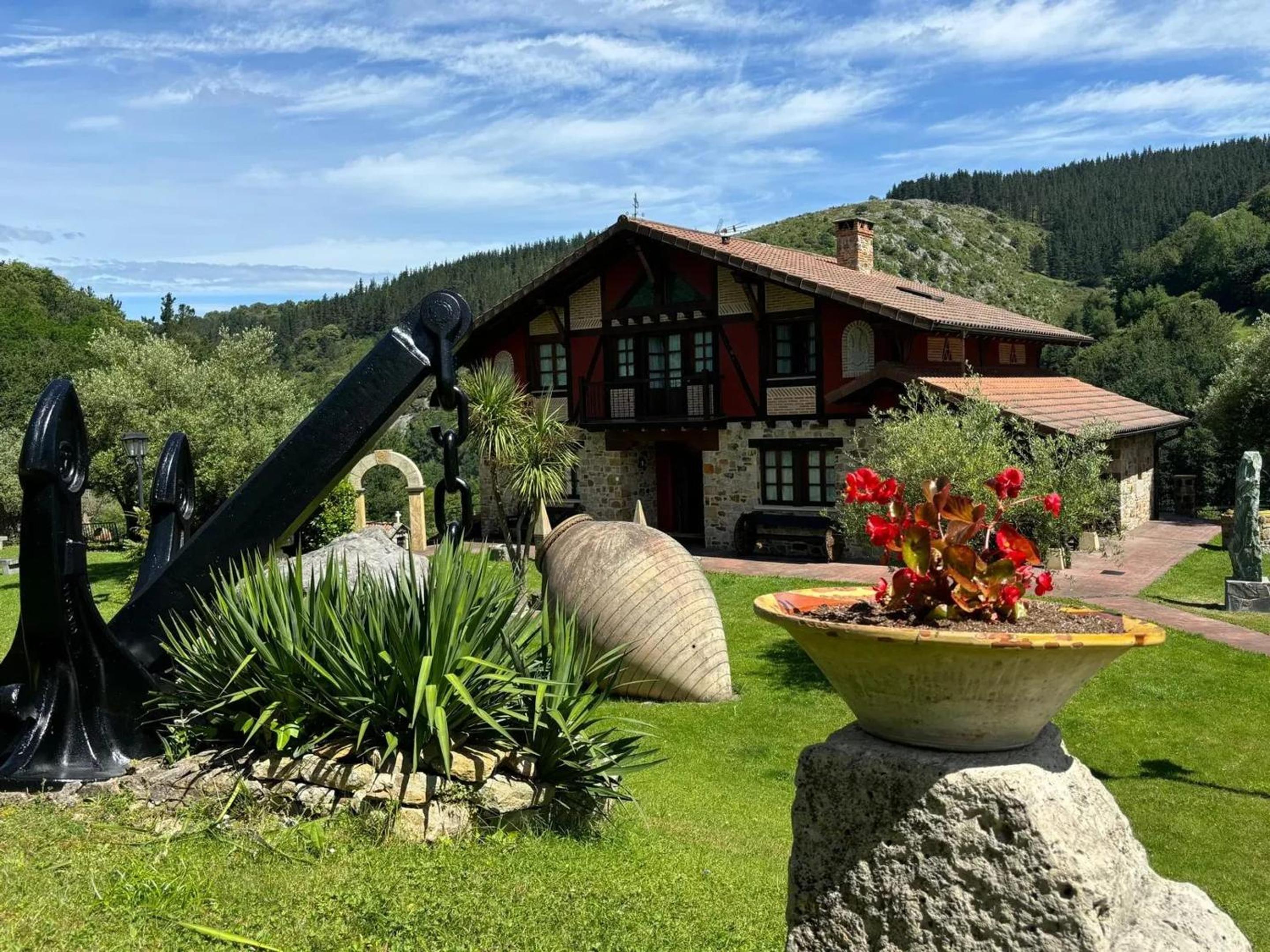 Spacious villa in Bizkaia with private pool and fireplace