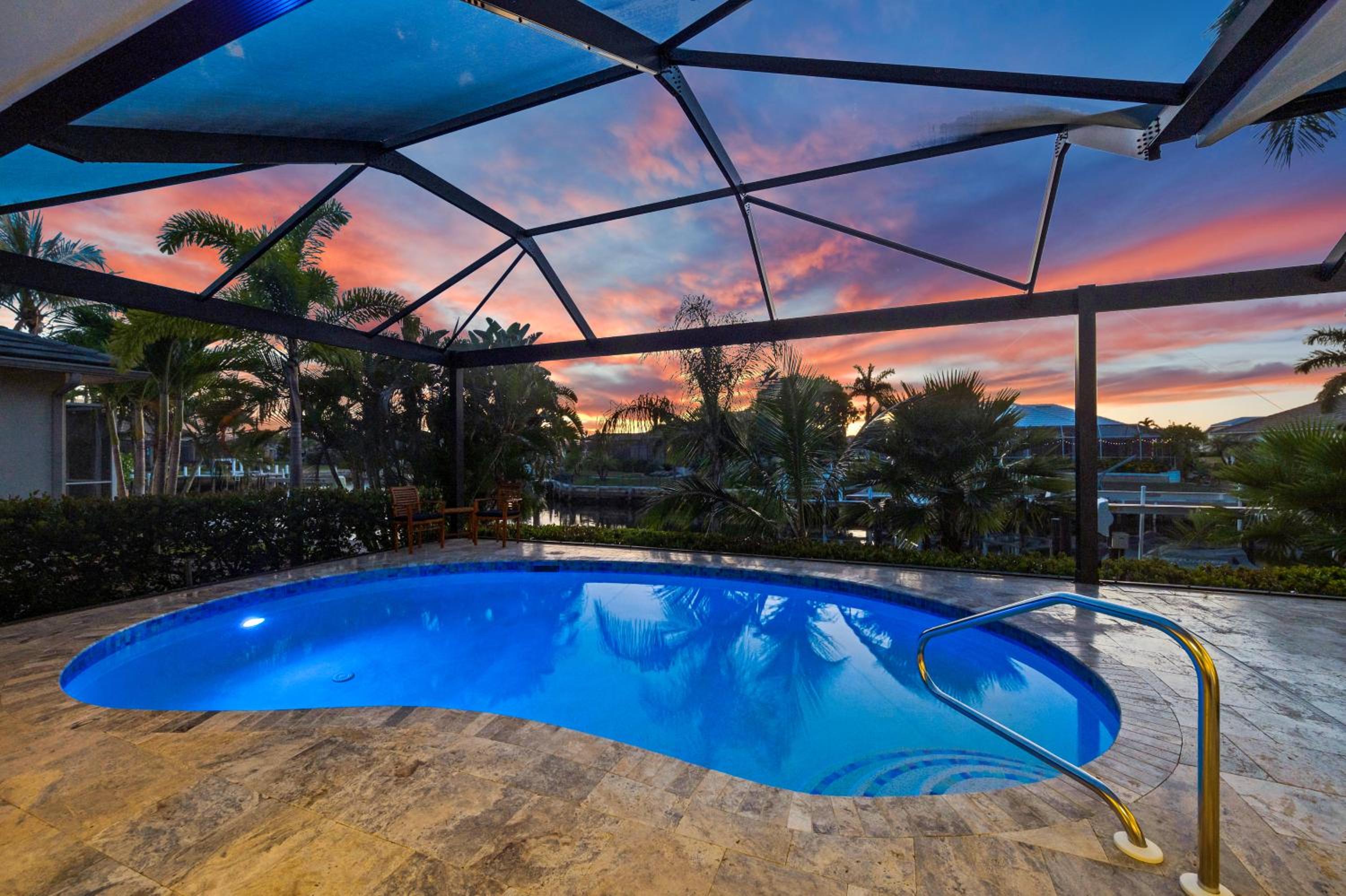 Spectacular Waterfront Oasis with SW Exposure on Marco Island view 5