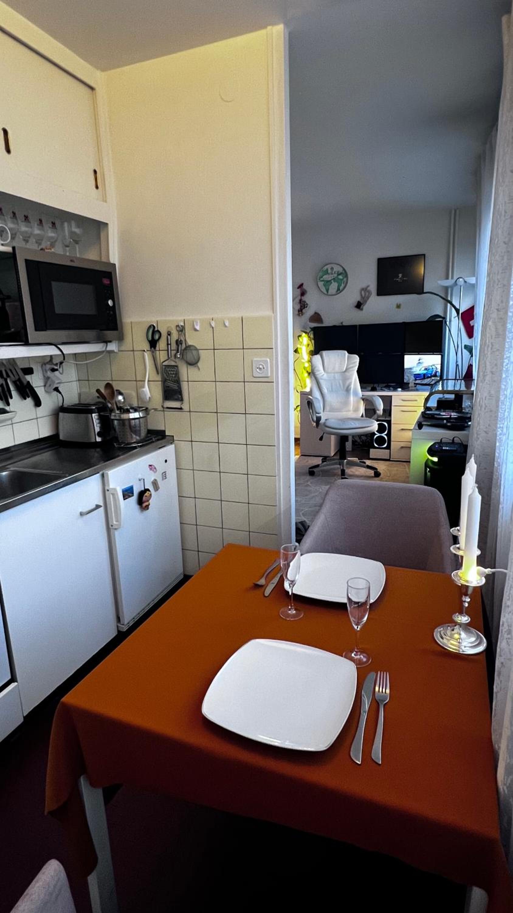 Appartement 1,5 Genève Lac