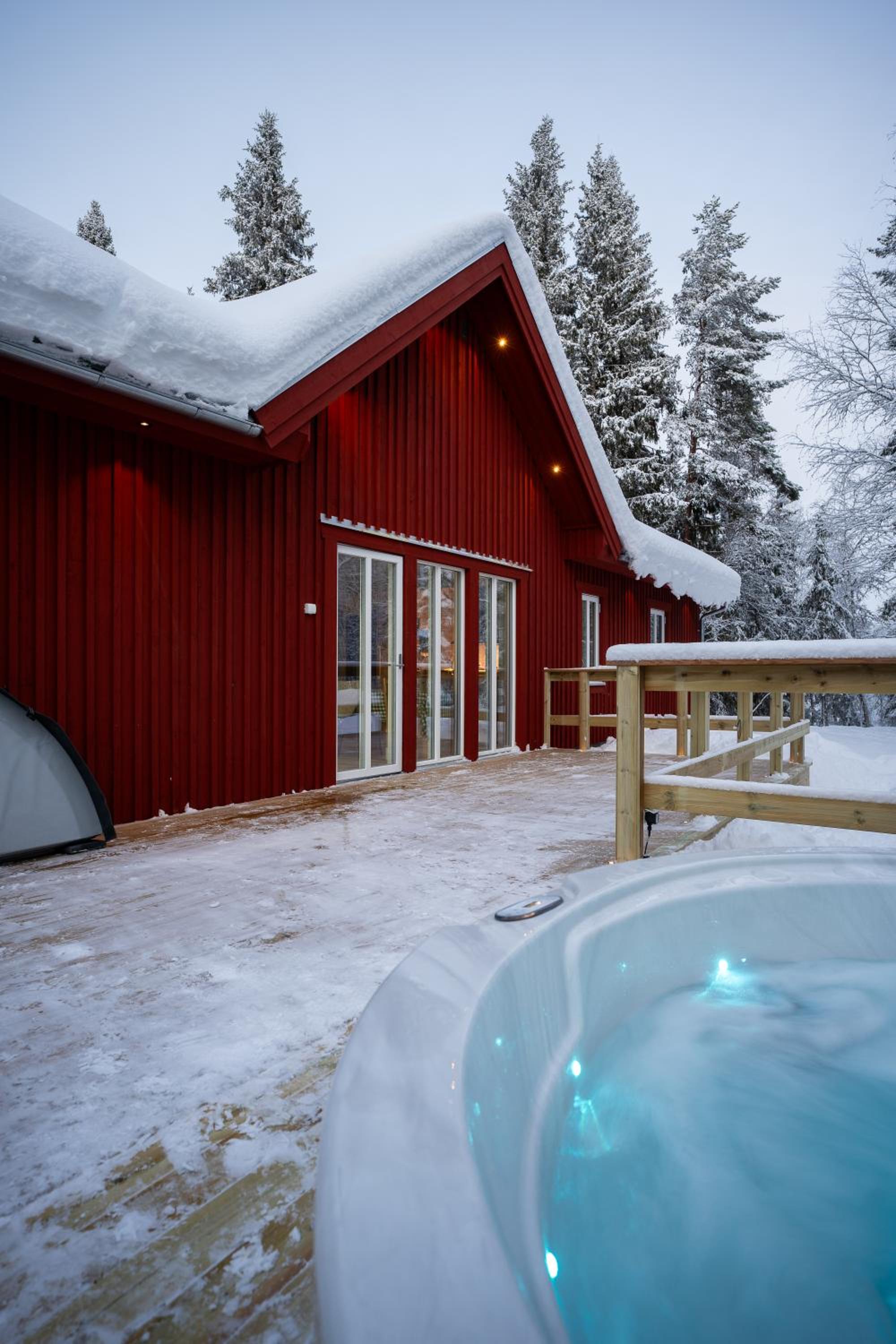 Traditional Logcabin view 2