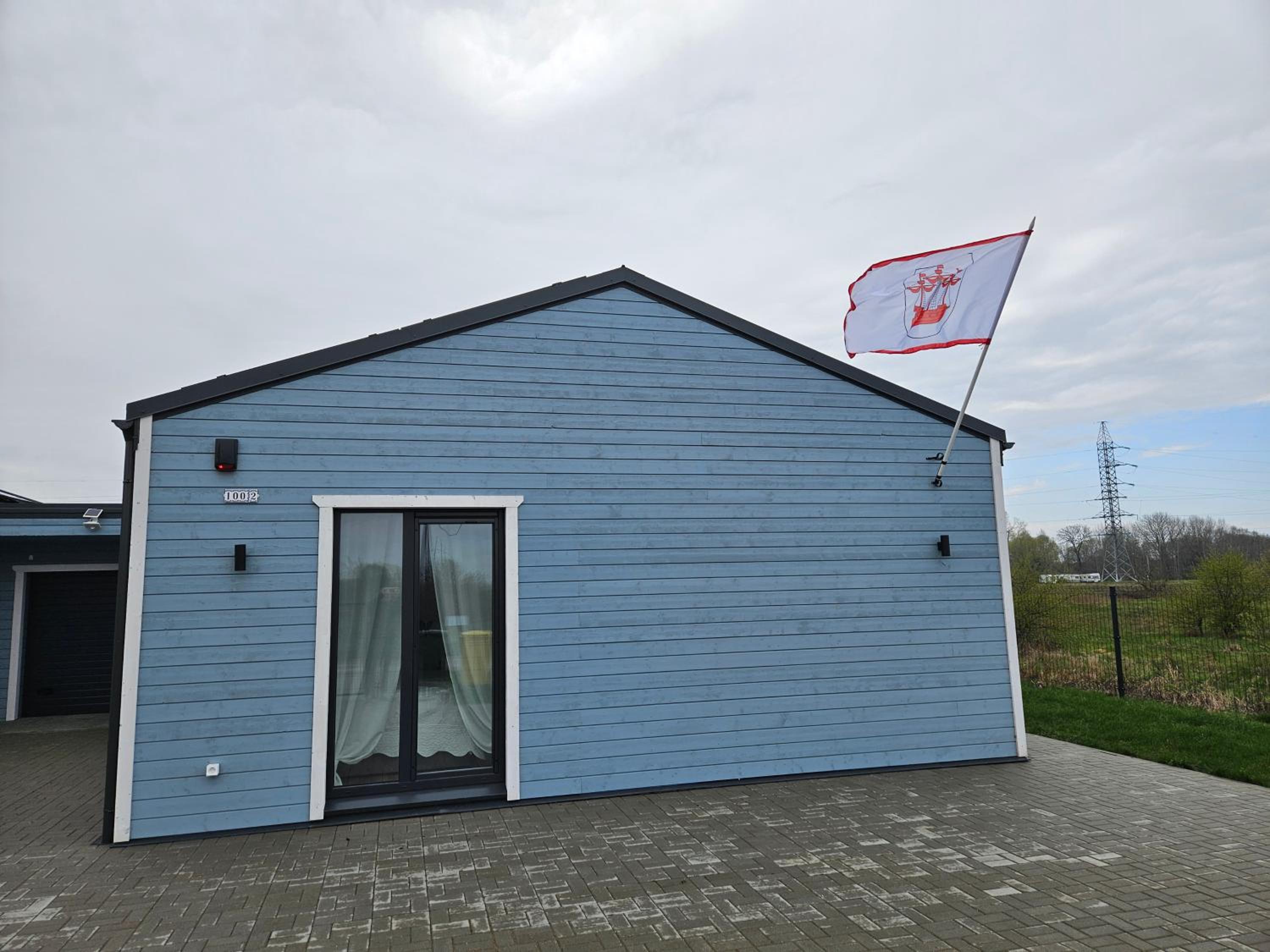 Blue House with terrace