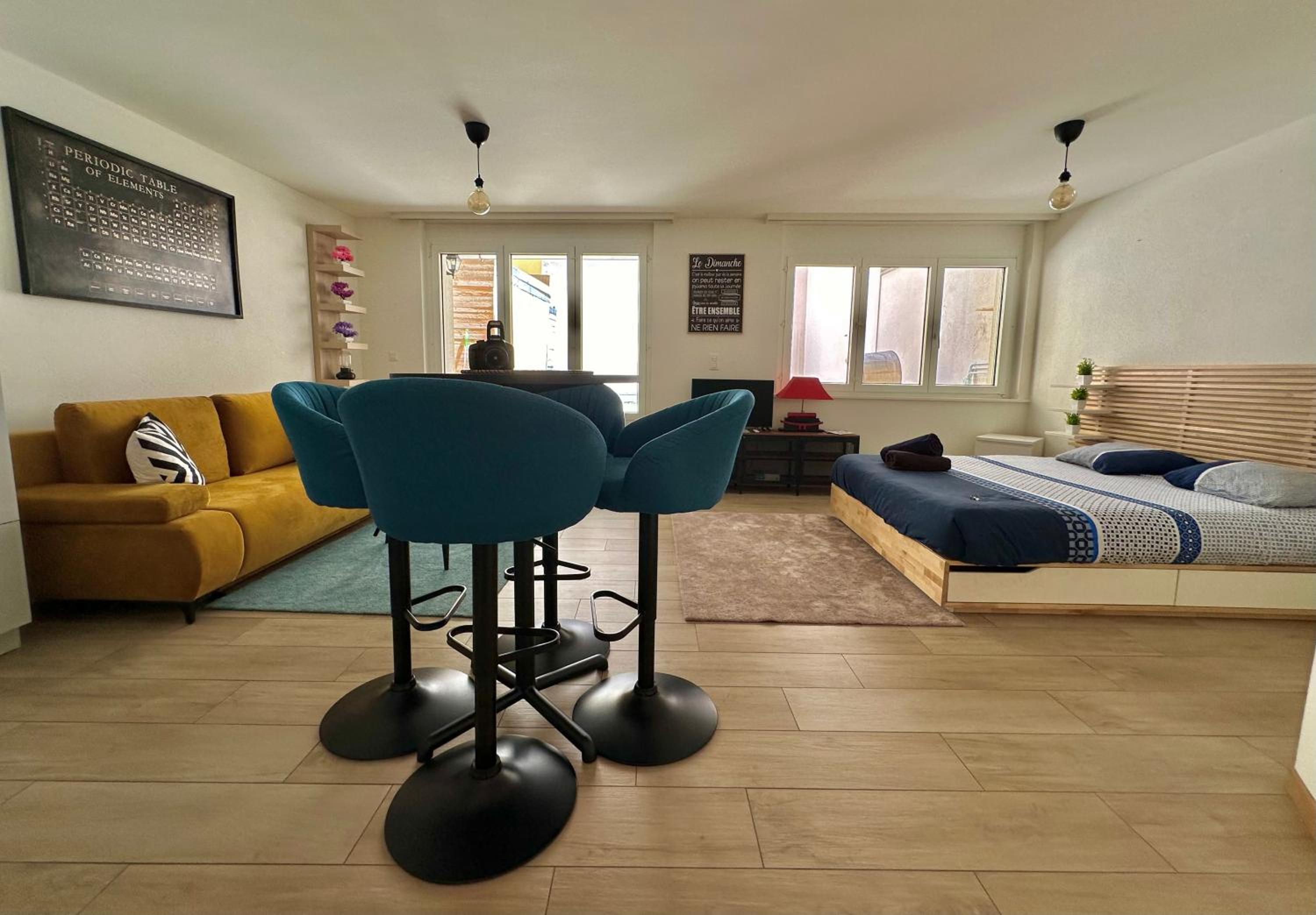 Montreux centre ville lac appartement