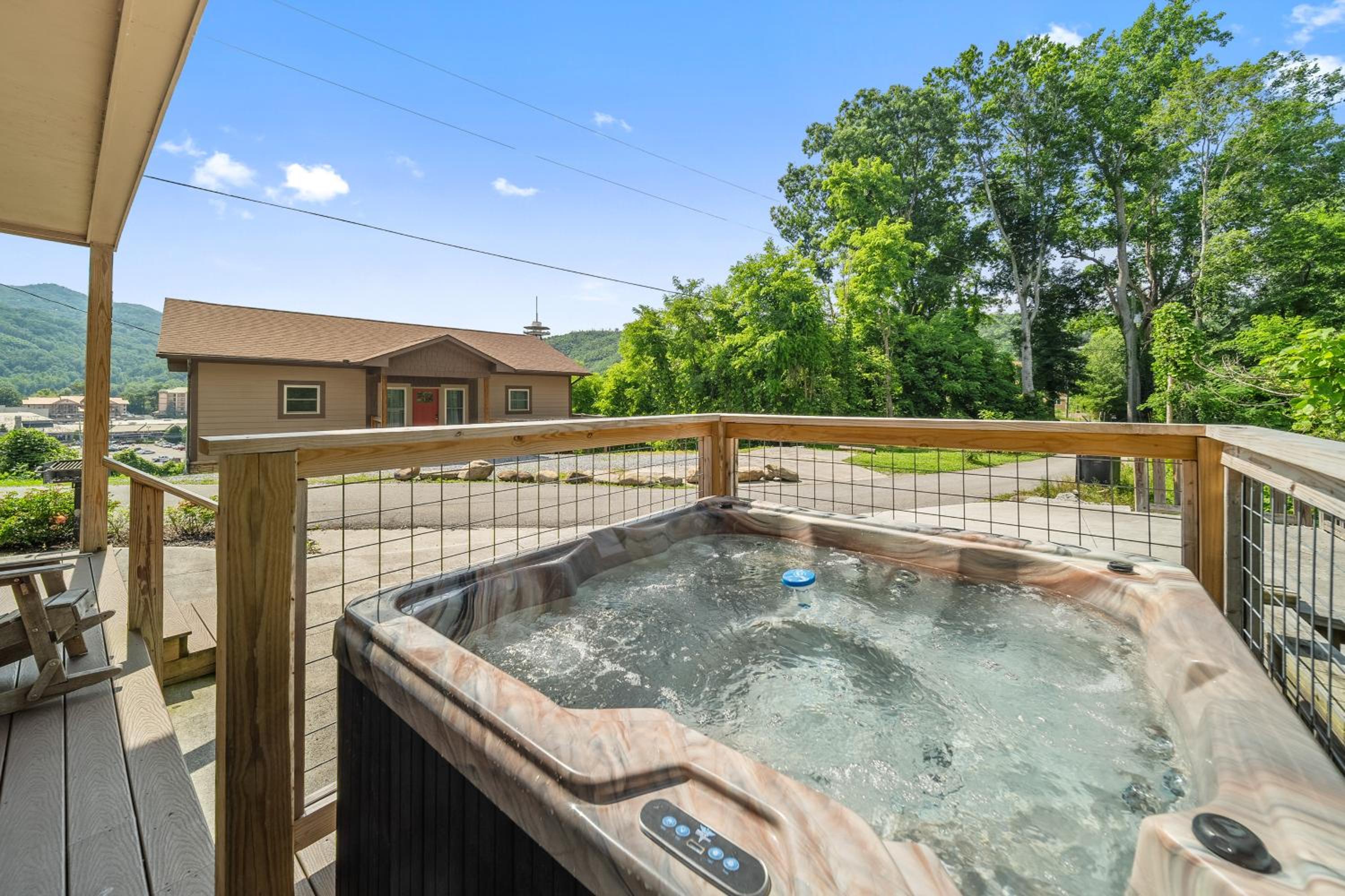 Private, Gatlinburg Bliss with Hot Tub and City Views view 2