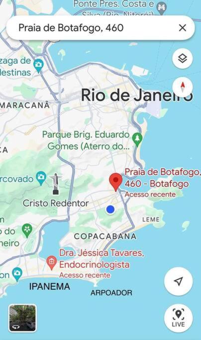 Studio Novíssimo na Praia de Botafogo todo completo