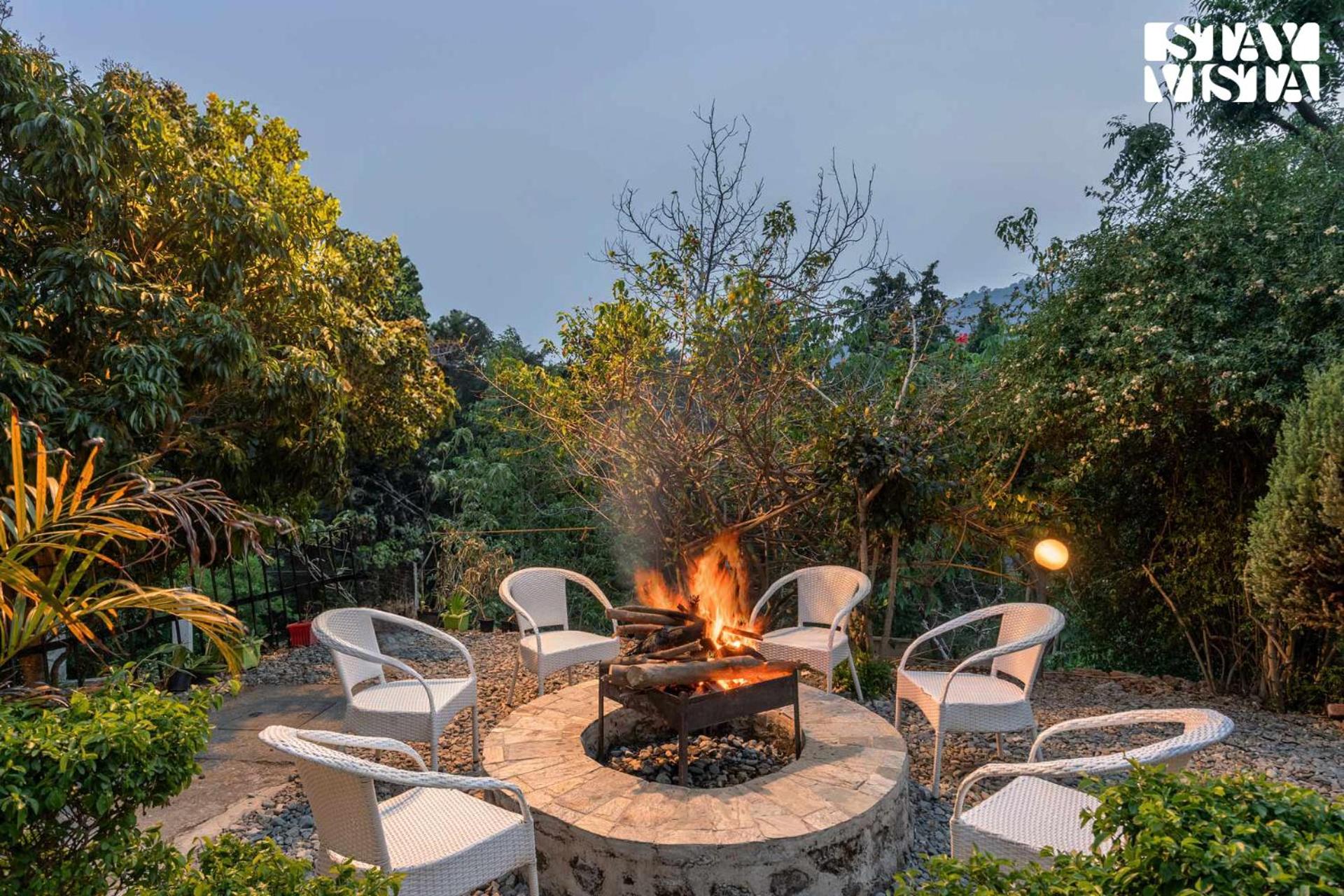 StayVista at House of Hive - Garden, BBQ and Heater view 3