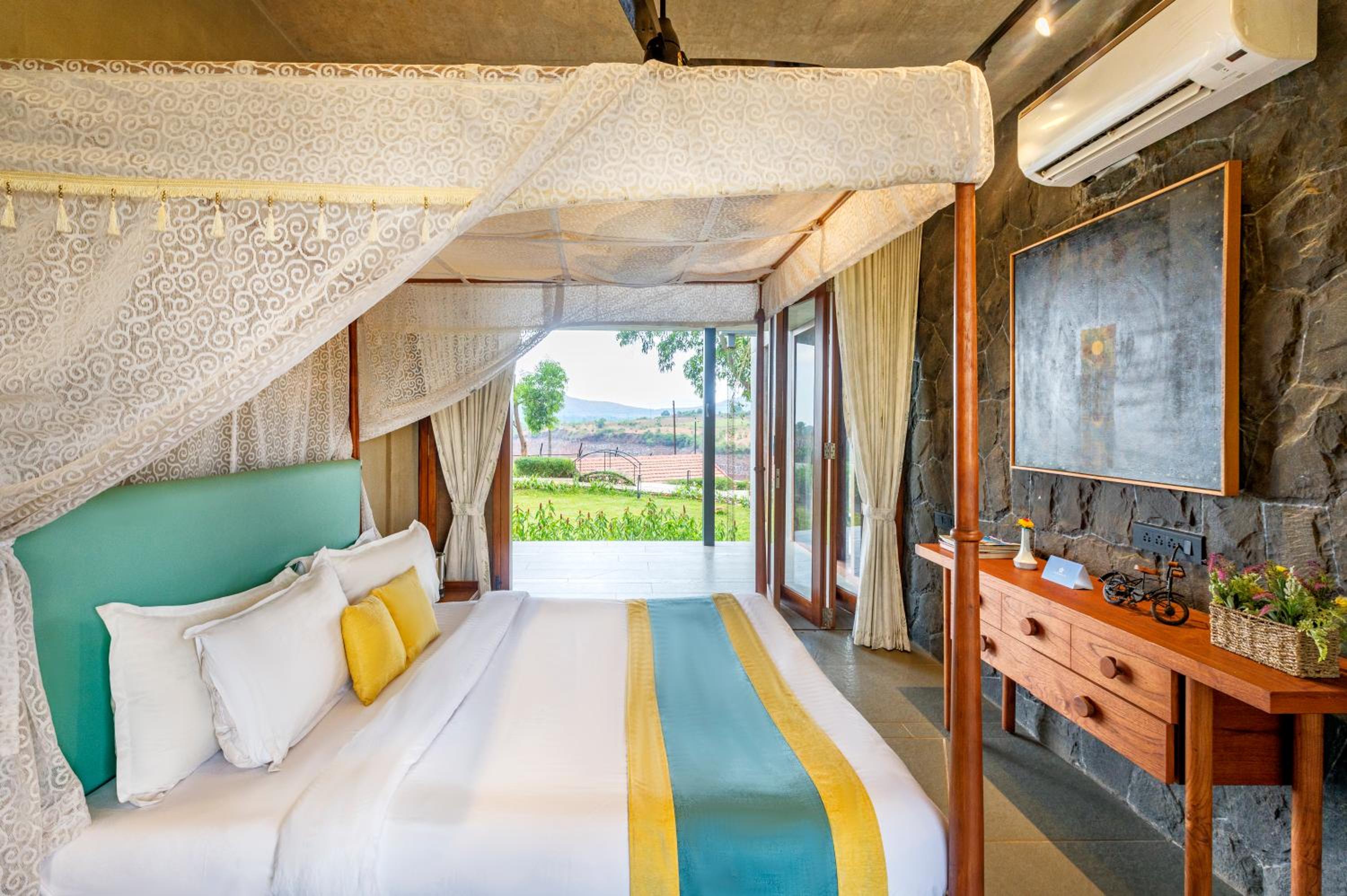 SaffronStays Avni - 2BR Lakeside Villa with Terrace & Bonfire