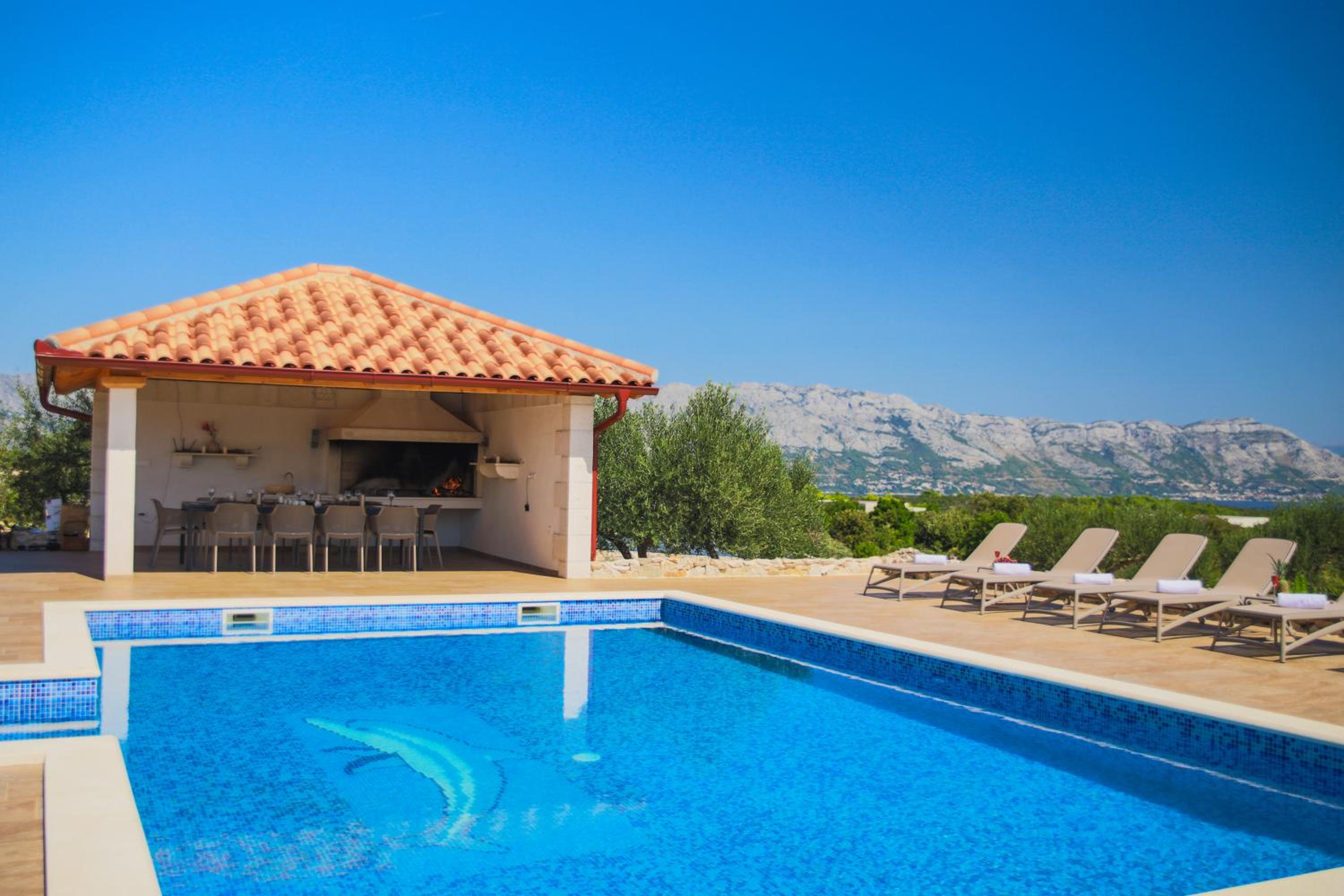 Villa Luisa für bis zu 8 Personen mit Pool, Klima, Grill, Tischtennis, Boccia view 5