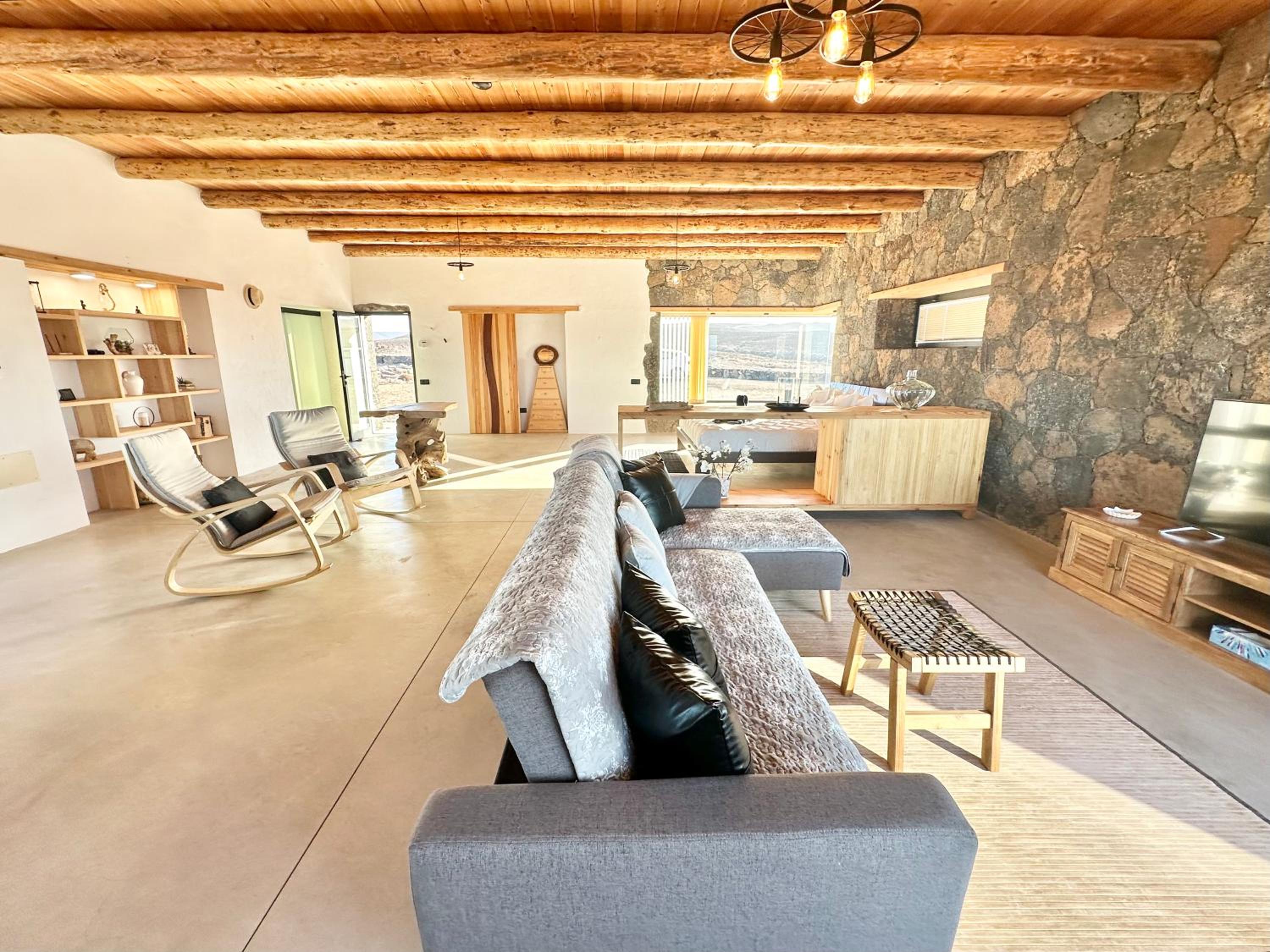 Casita Tahona con vistas de infarto al mar y volcanes con absoluta privacidad