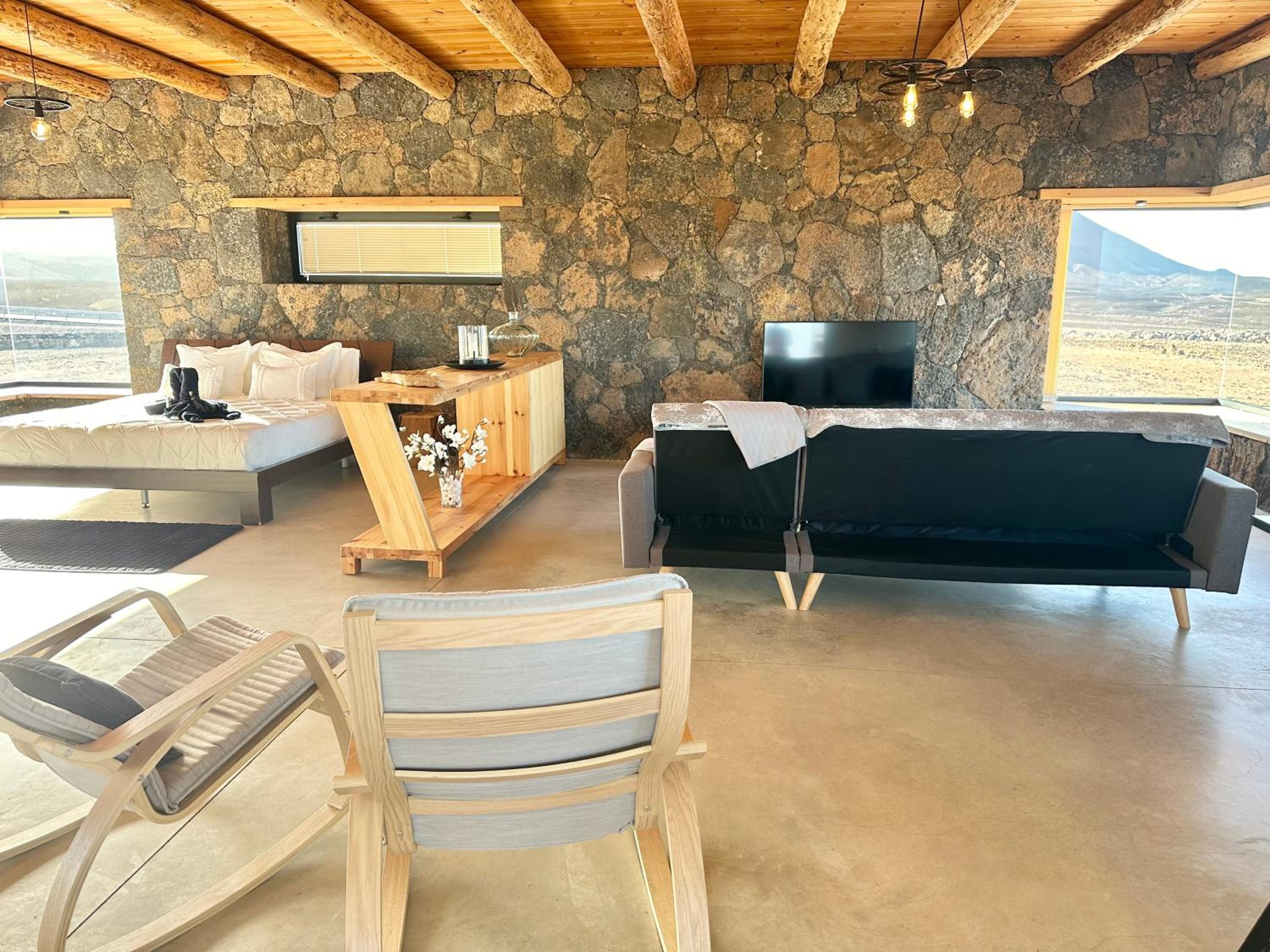 Casita Tahona con vistas de infarto al mar y volcanes con absoluta privacidad