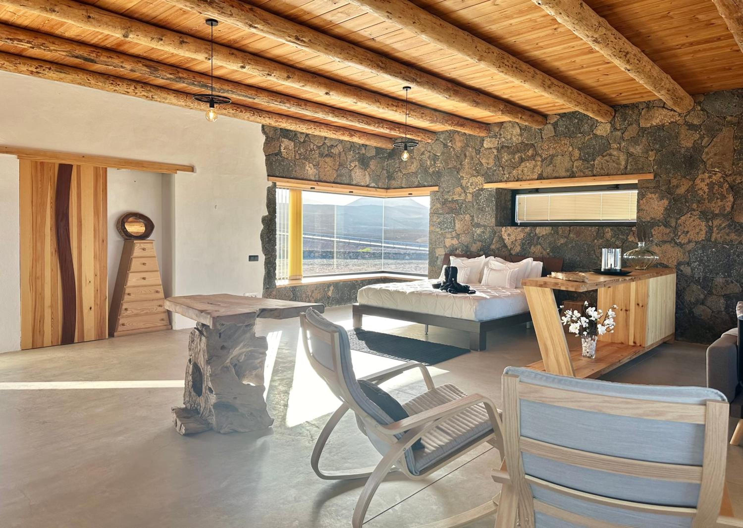 Casita Tahona con vistas de infarto al mar y volcanes con absoluta privacidad