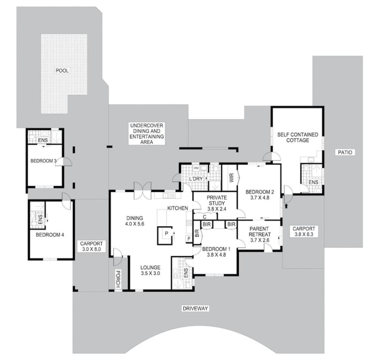 Villa Frangipani on Zealandia - Old World Charm