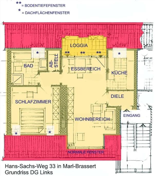 Ferien und Business Appartement mit Loggia