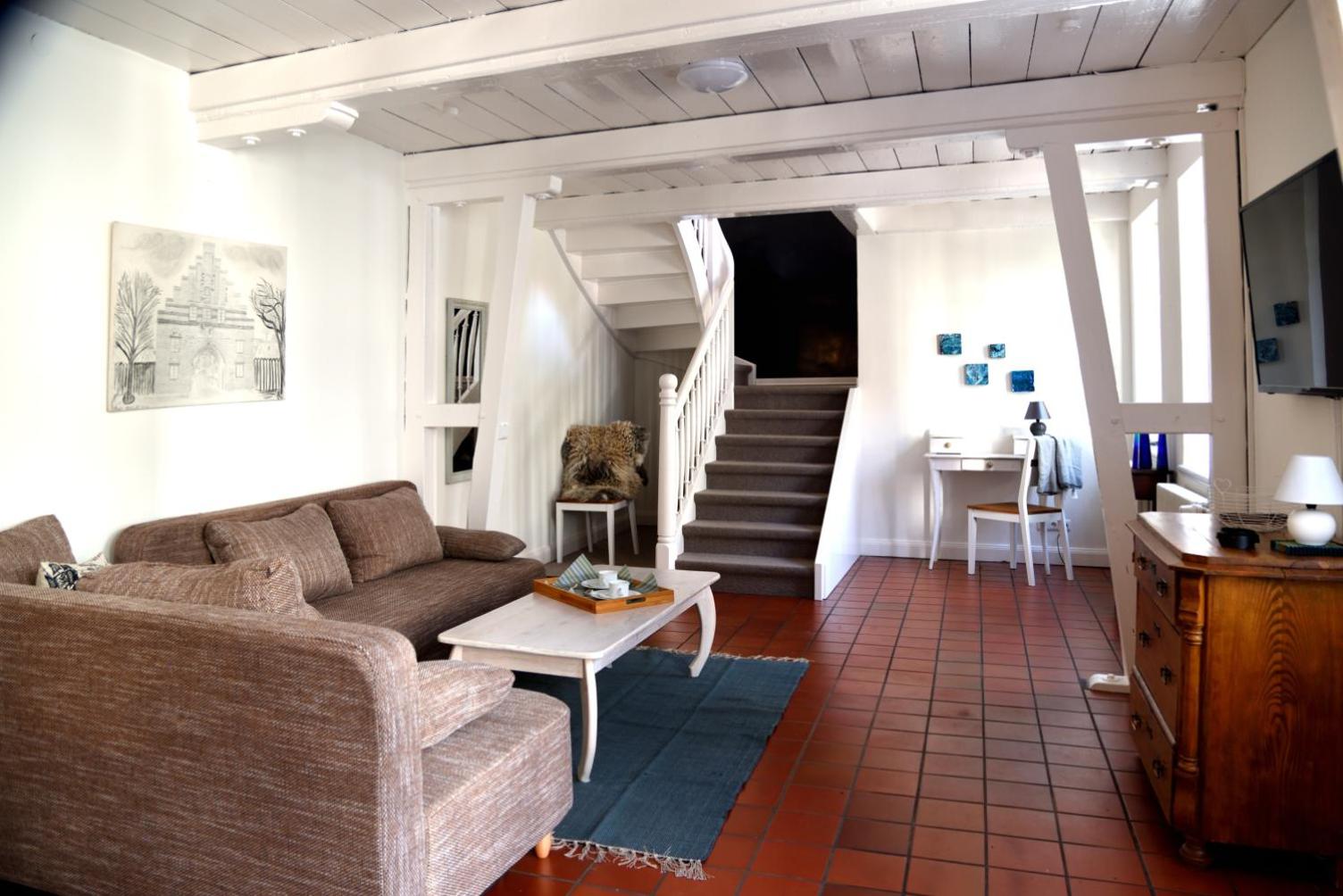 Brasseriehof Historisches Fachwerkhaus in Flensburg 115 m2 Innenhof Parkplatz