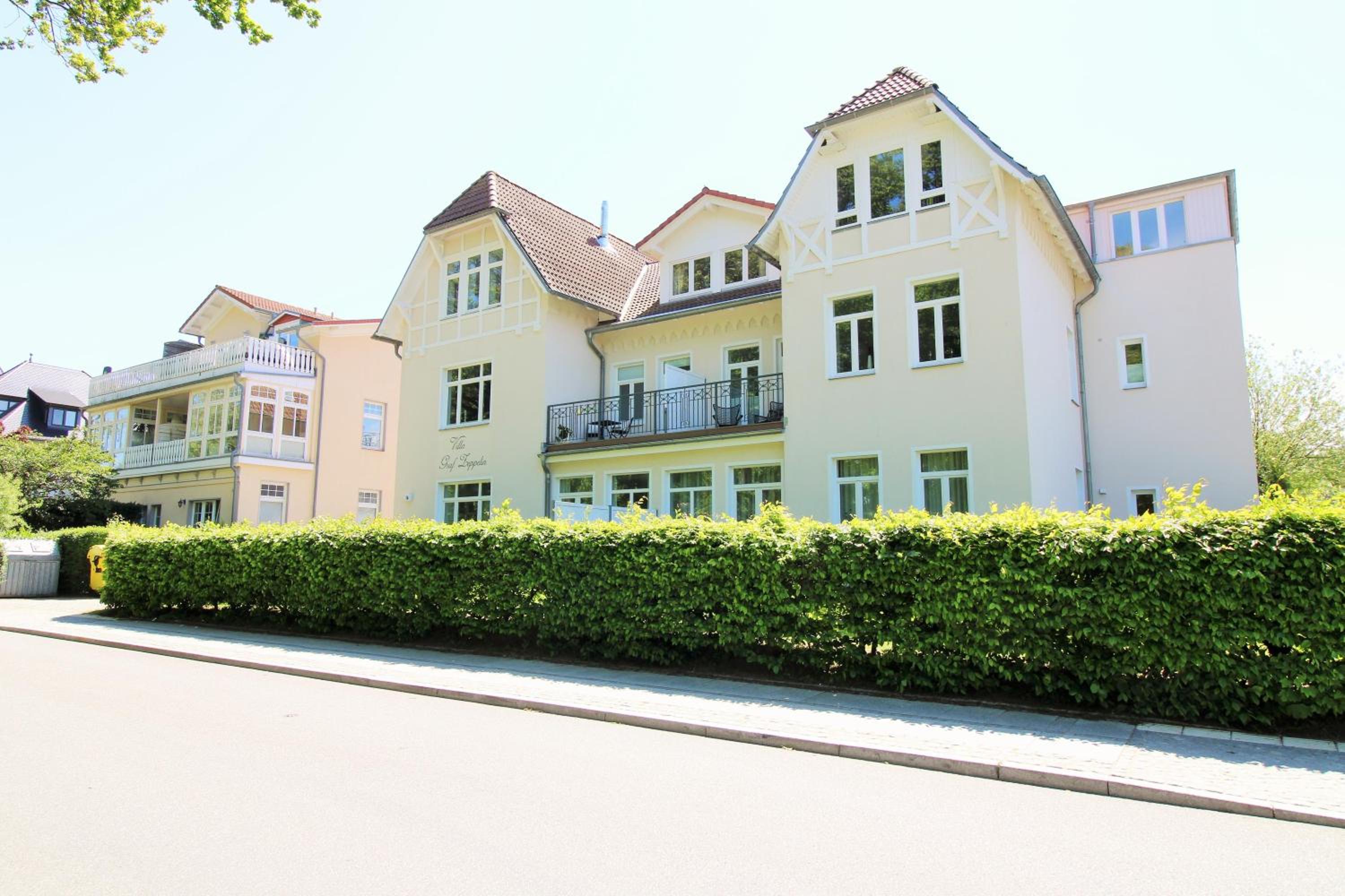 Blick auf Villa Baltic Fewo 1