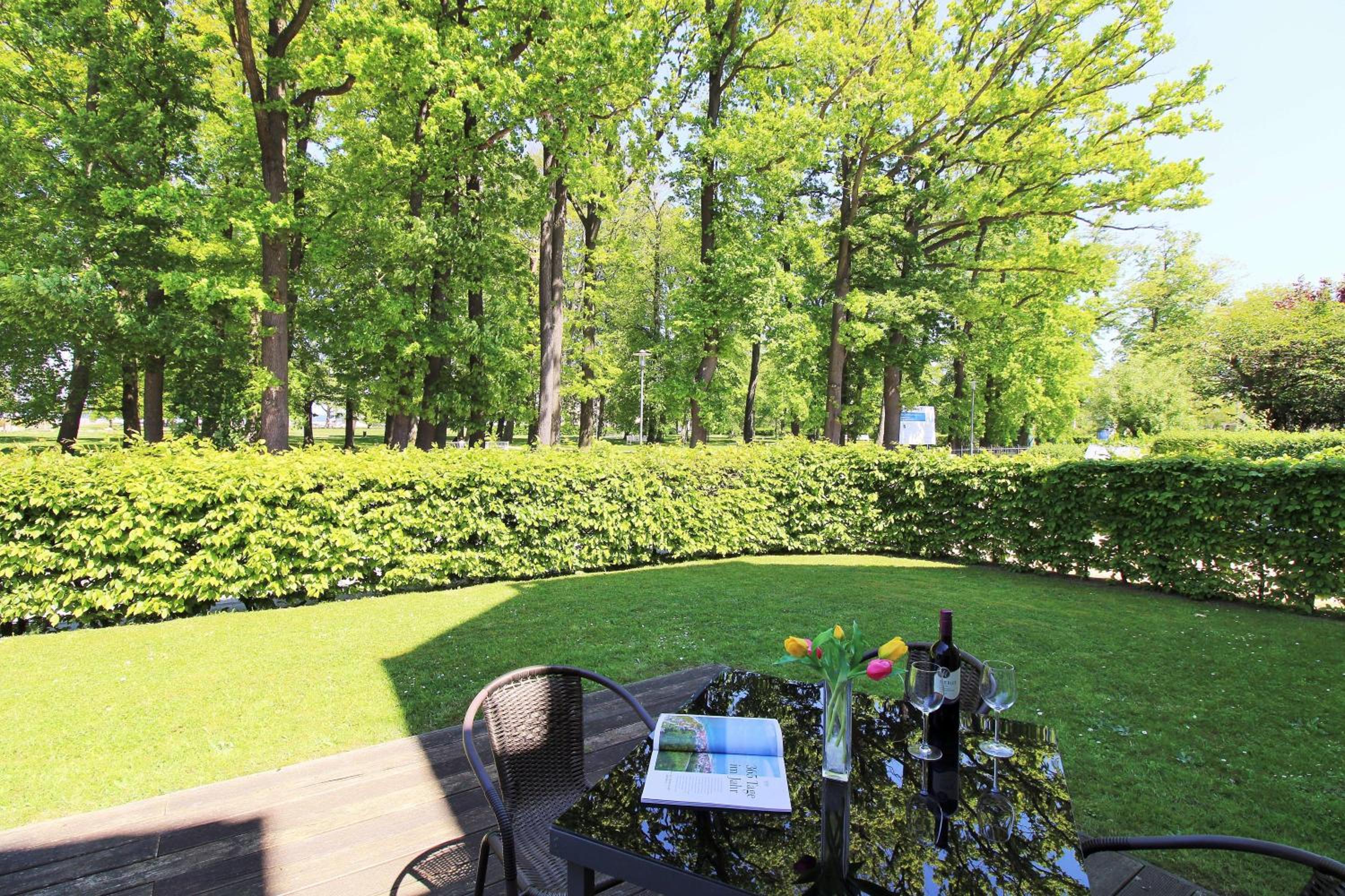 Blick auf Villa Baltic Fewo 1