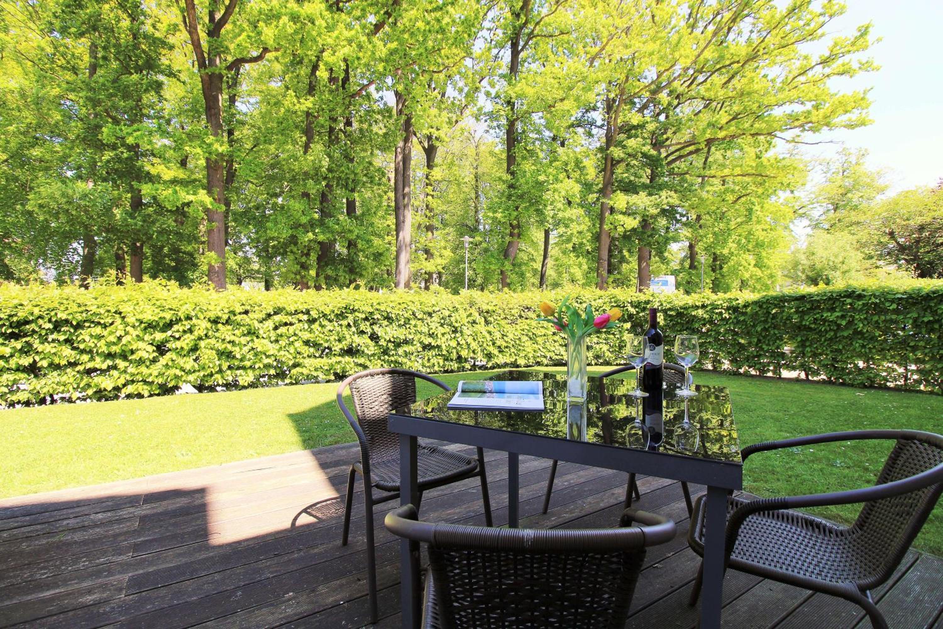 Blick auf Villa Baltic Fewo 1
