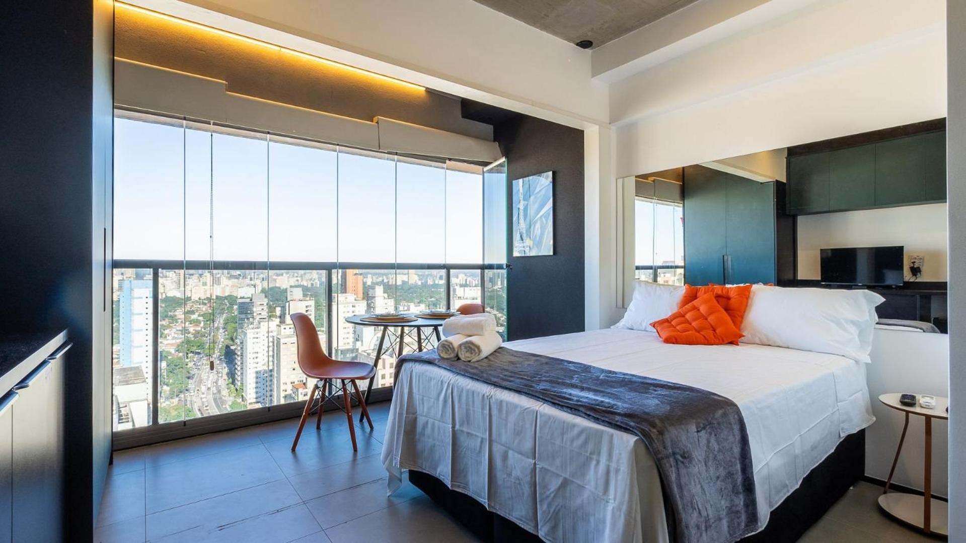 Experiência by Dabra House: Studios com Vista Panorâmica, Jardim Paulista!