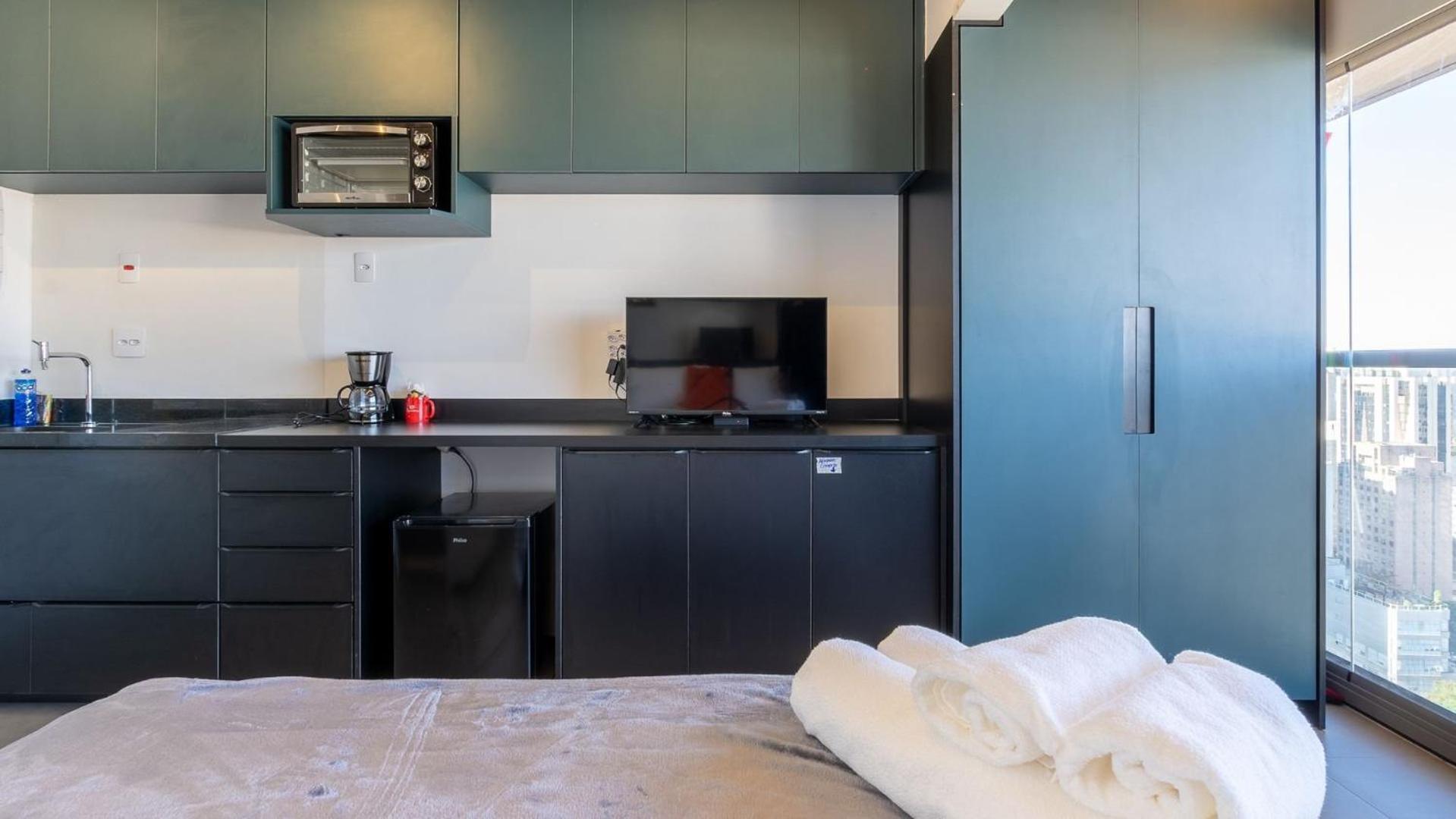 Experiência by Dabra House: Studios com Vista Panorâmica, Jardim Paulista!