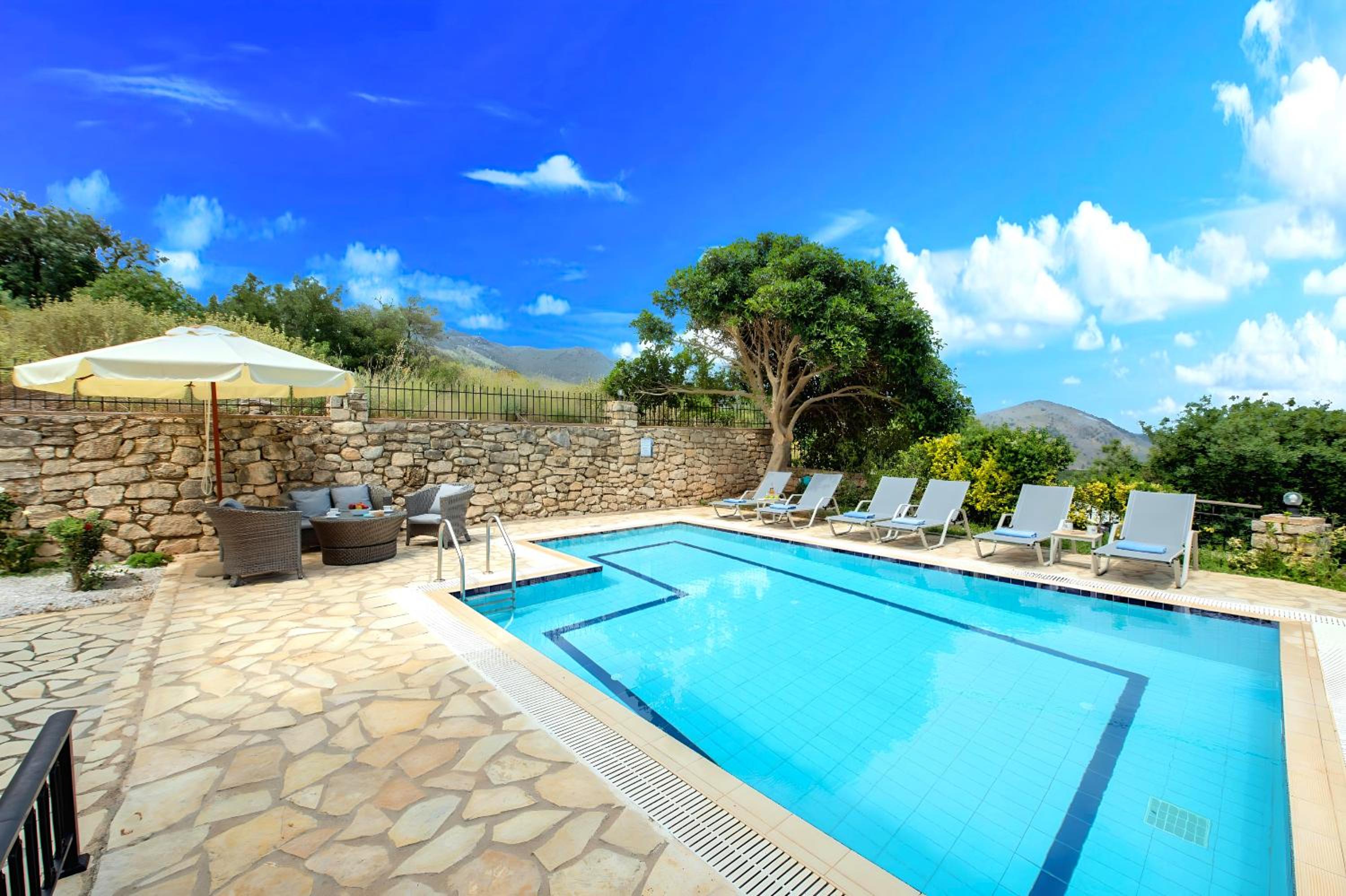 Mare Blue Villas Heated Pool view 4