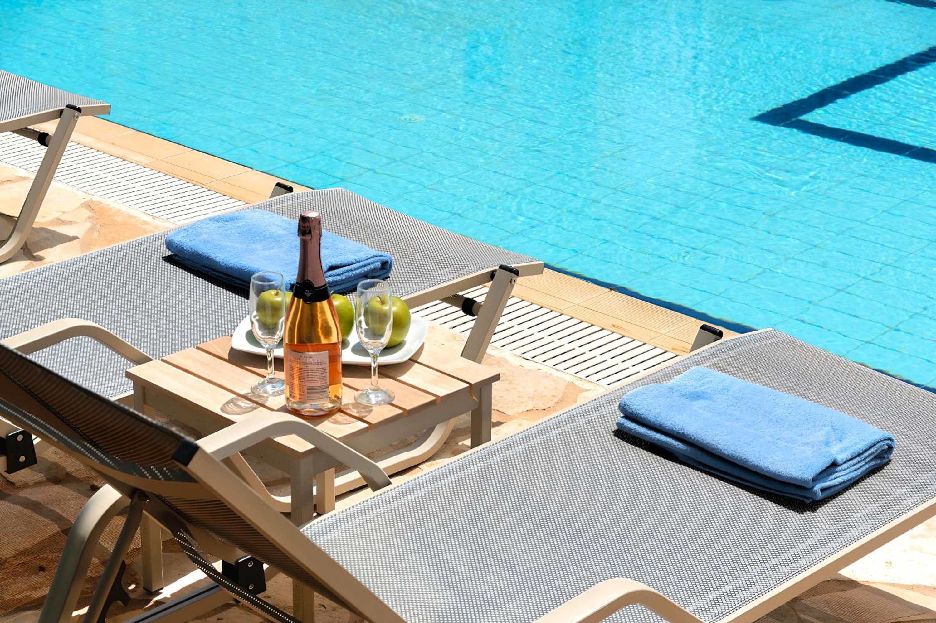 Mare Blue Villas Heated Pool view 2