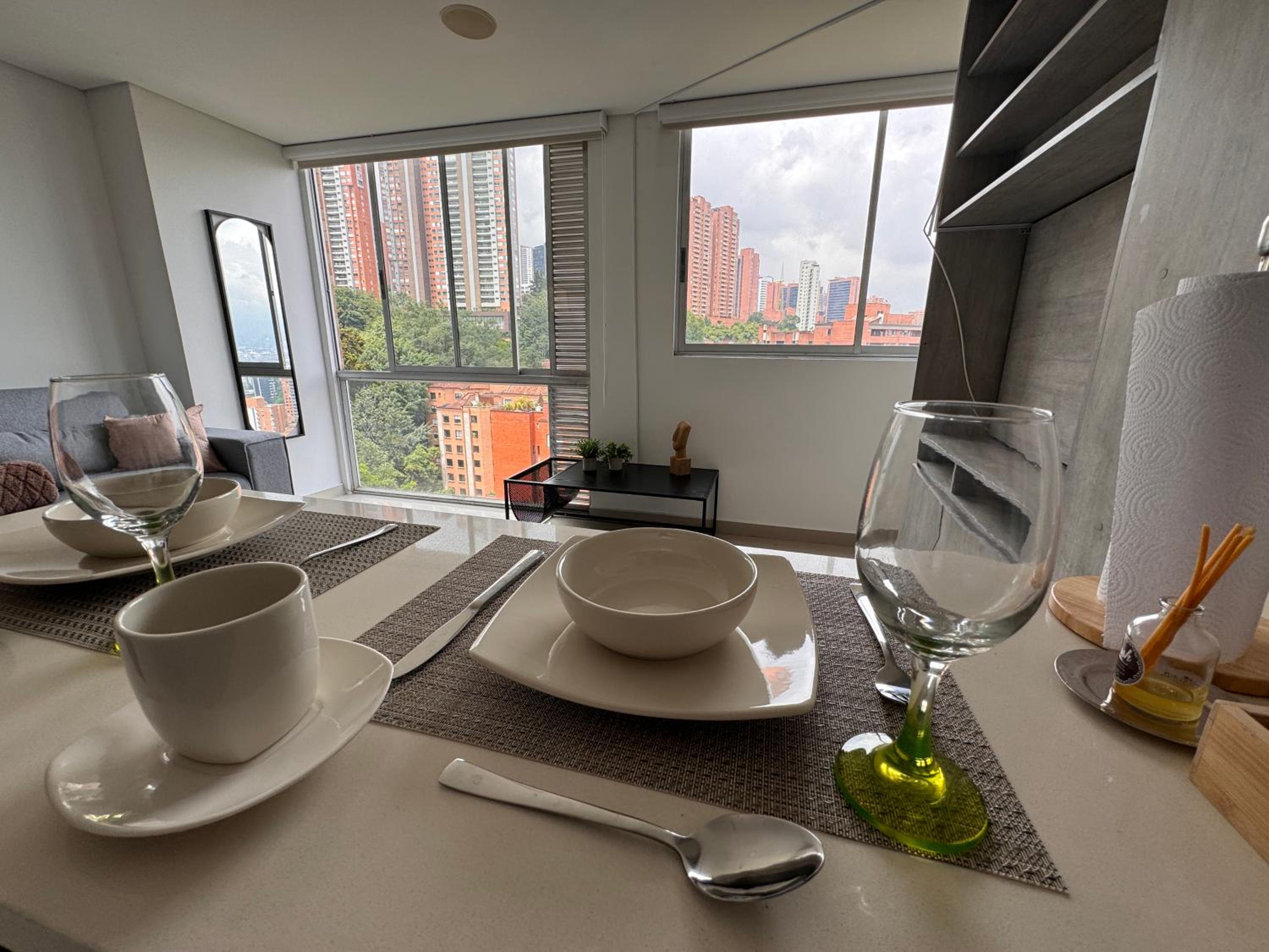 Apt con vista, Poblado by hoost