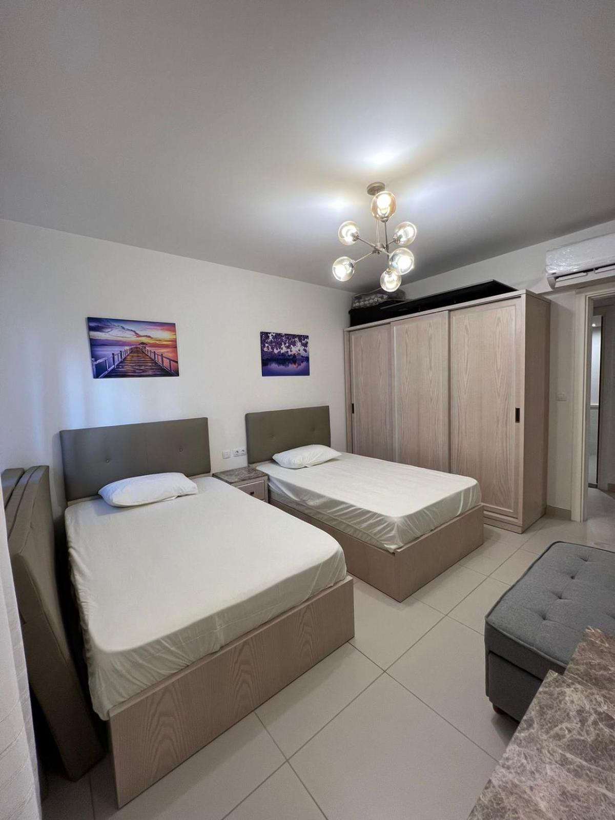 Amazing ground chalet two bedrooms for rent in Marassi Marina , North coast view 5