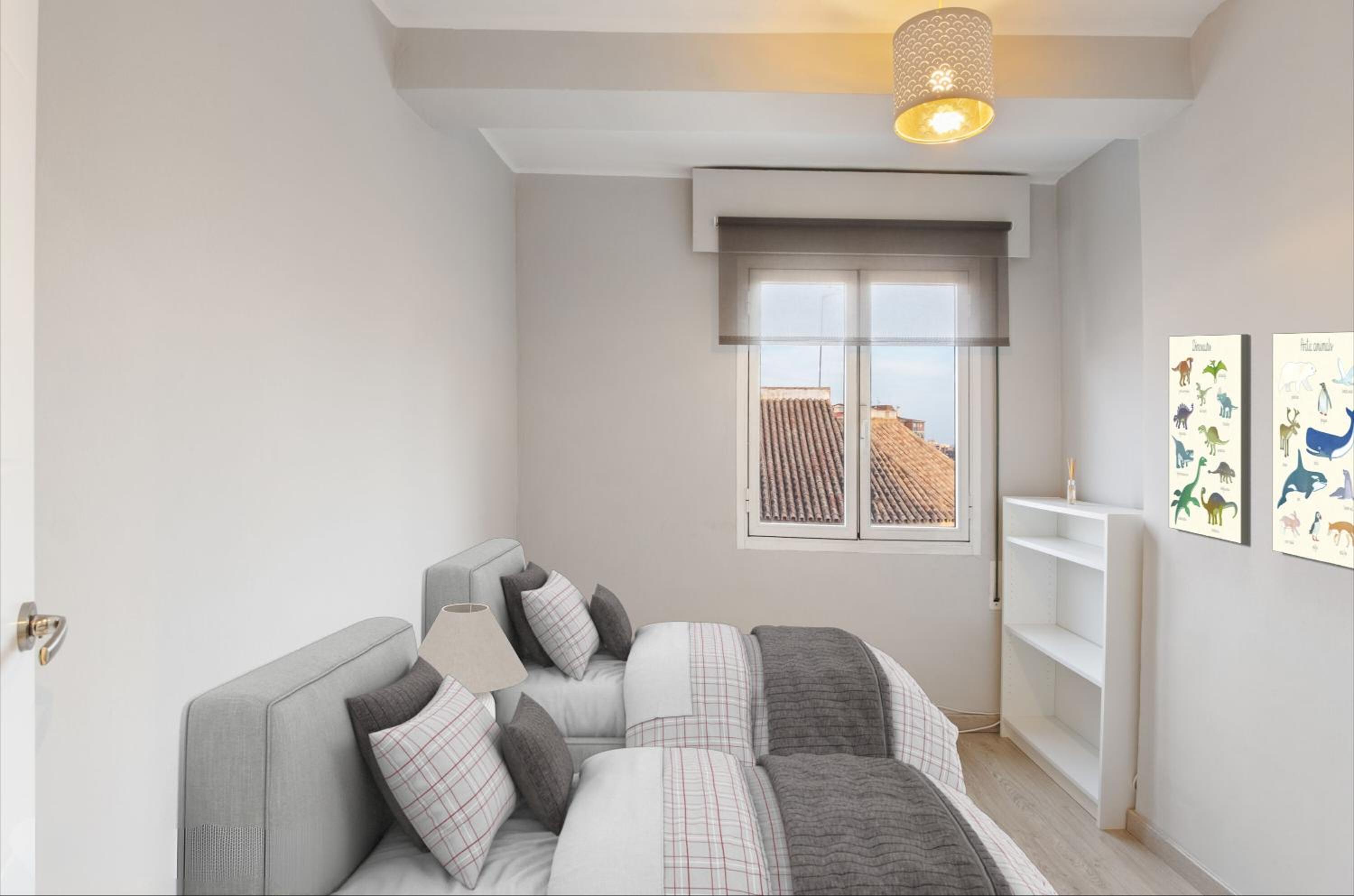 Apartamento de 3 habitaciones en el centro