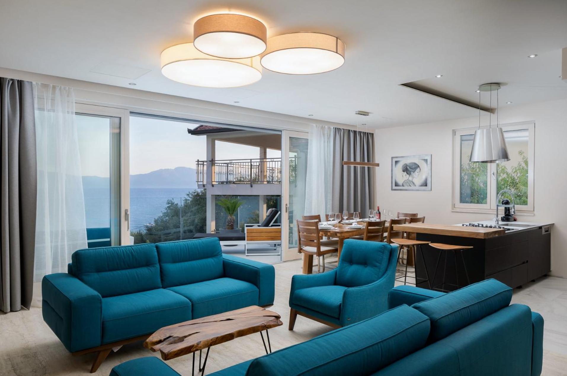 Villa Luna Mare mit Pool und Sauna view 2