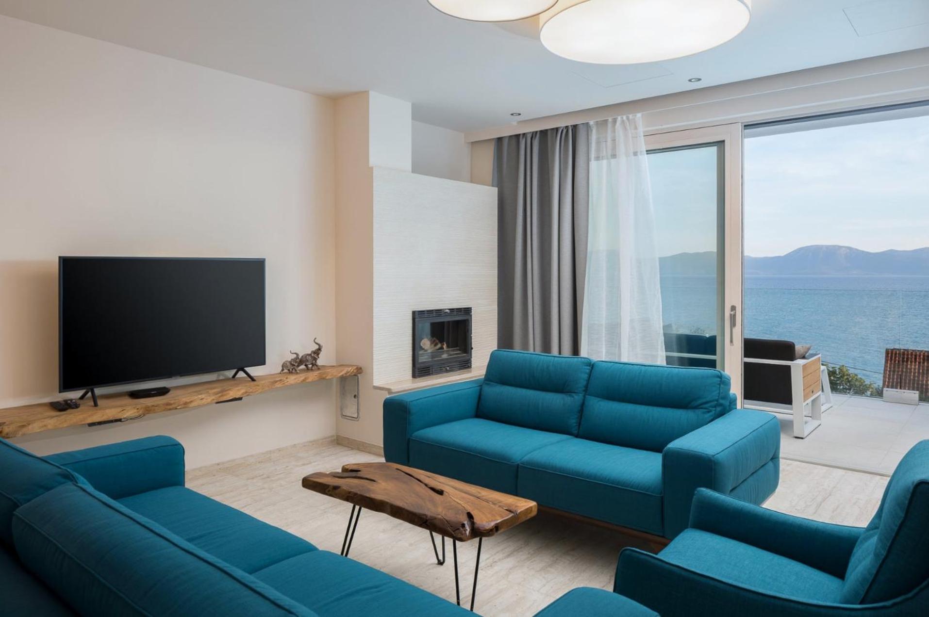 Villa Luna Mare mit Pool und Sauna view 3