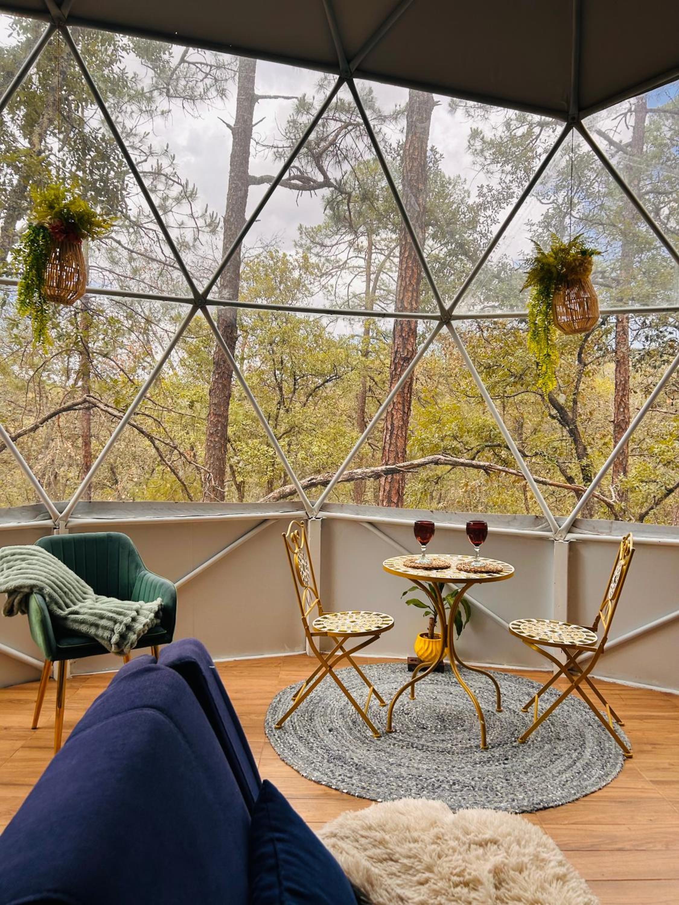 Glamping de lujo en Huasca