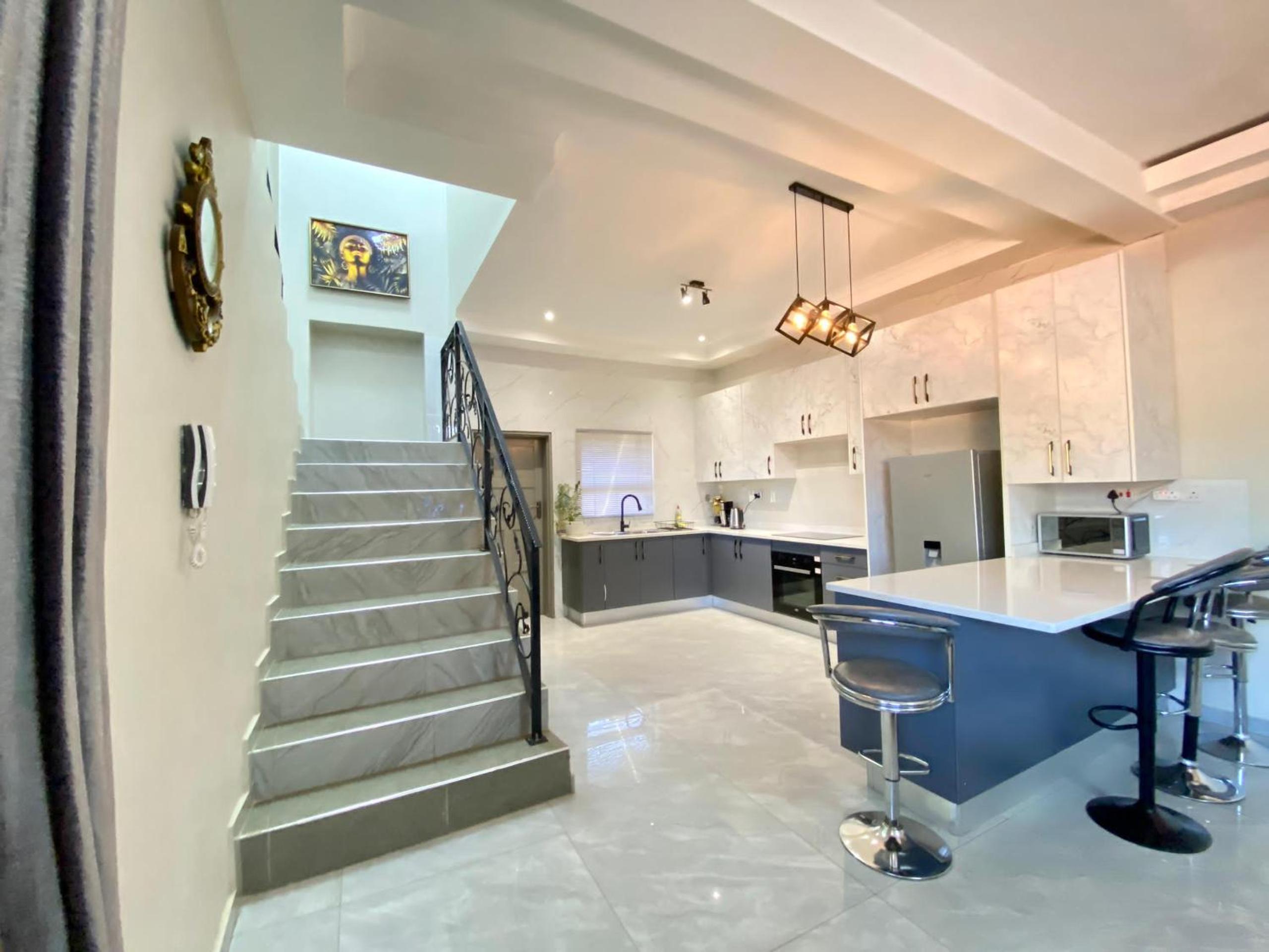 modern, two-story luxury house