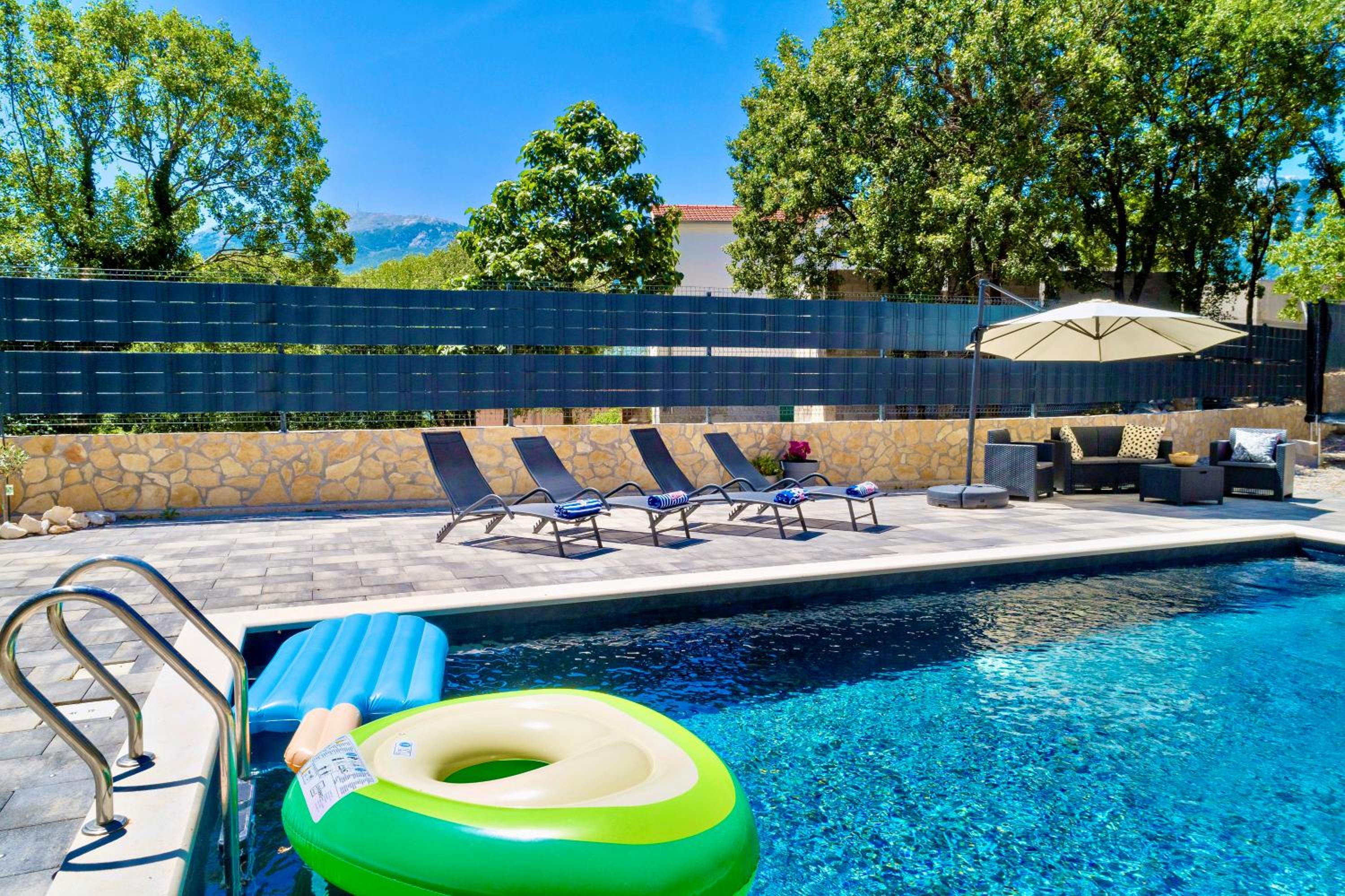 Luxury Villa Andrea Vrzika in forest near the sea with heated pool view 5