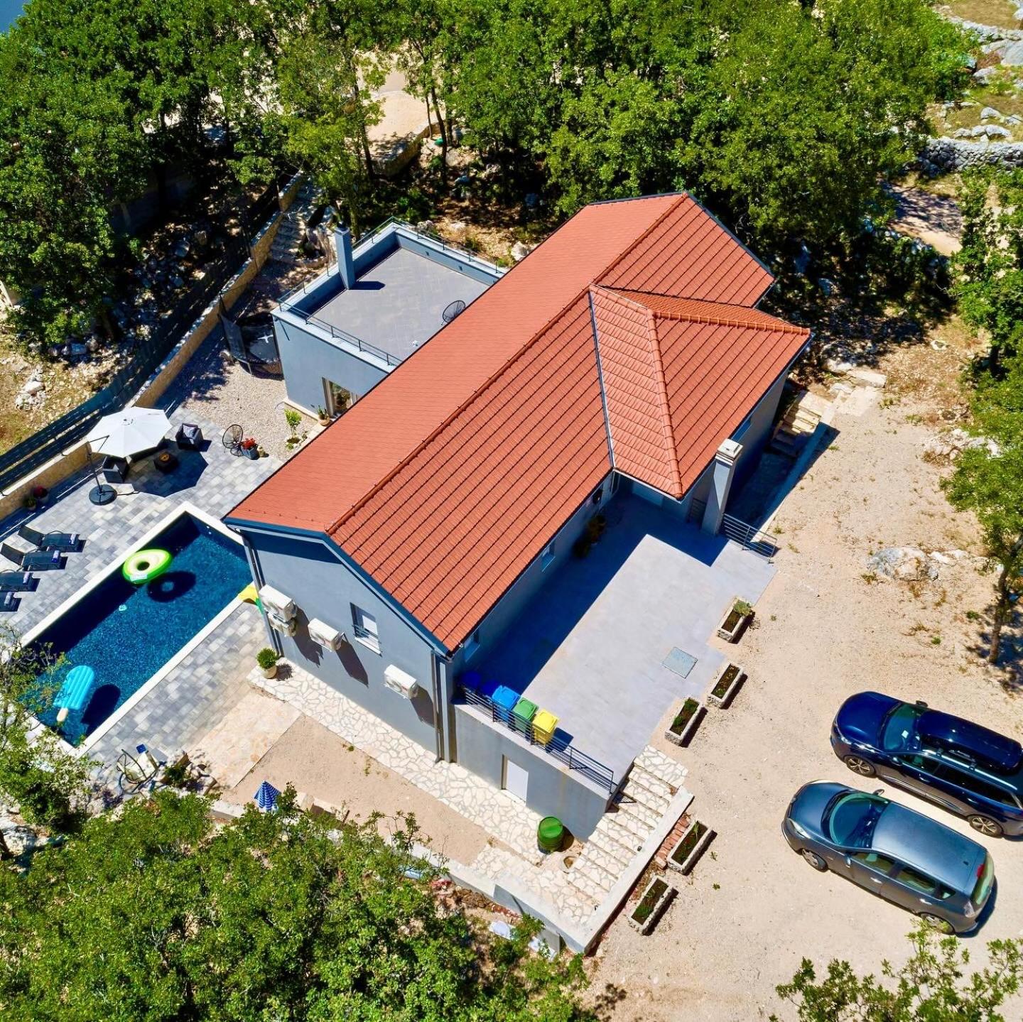 Luxury Villa Andrea Vrzika in forest near the sea with heated pool view 3