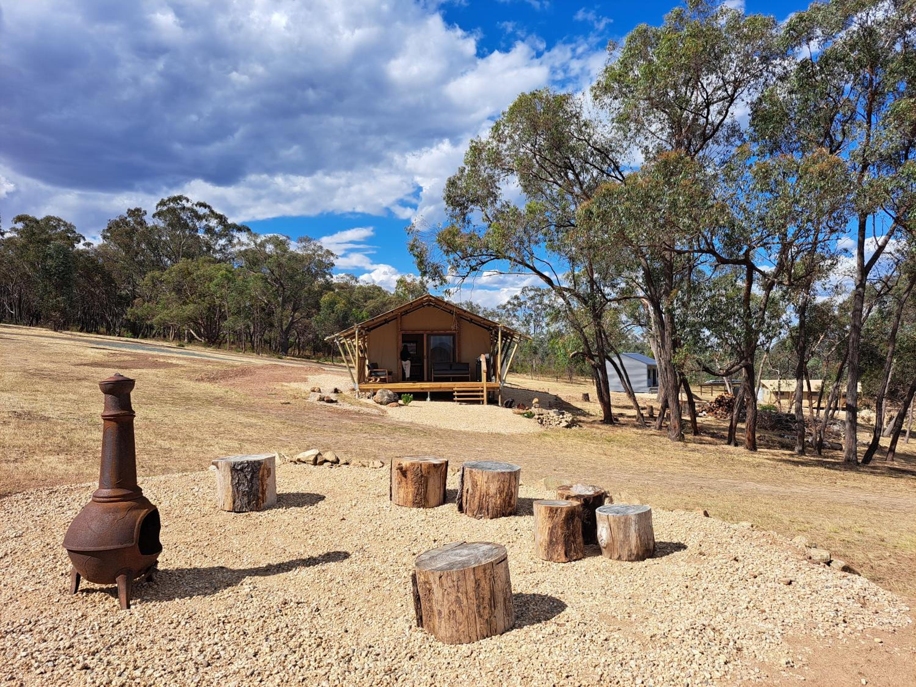 the YellowBoxWood Heathcote - Echidna Ridge and Emu Valley Tents x 2