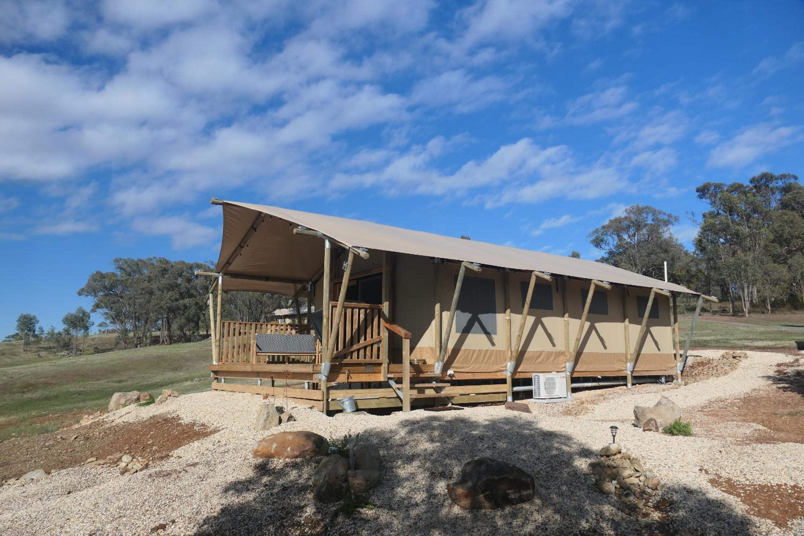 the YellowBoxWood Heathcote - Echidna Ridge and Emu Valley Tents x 2