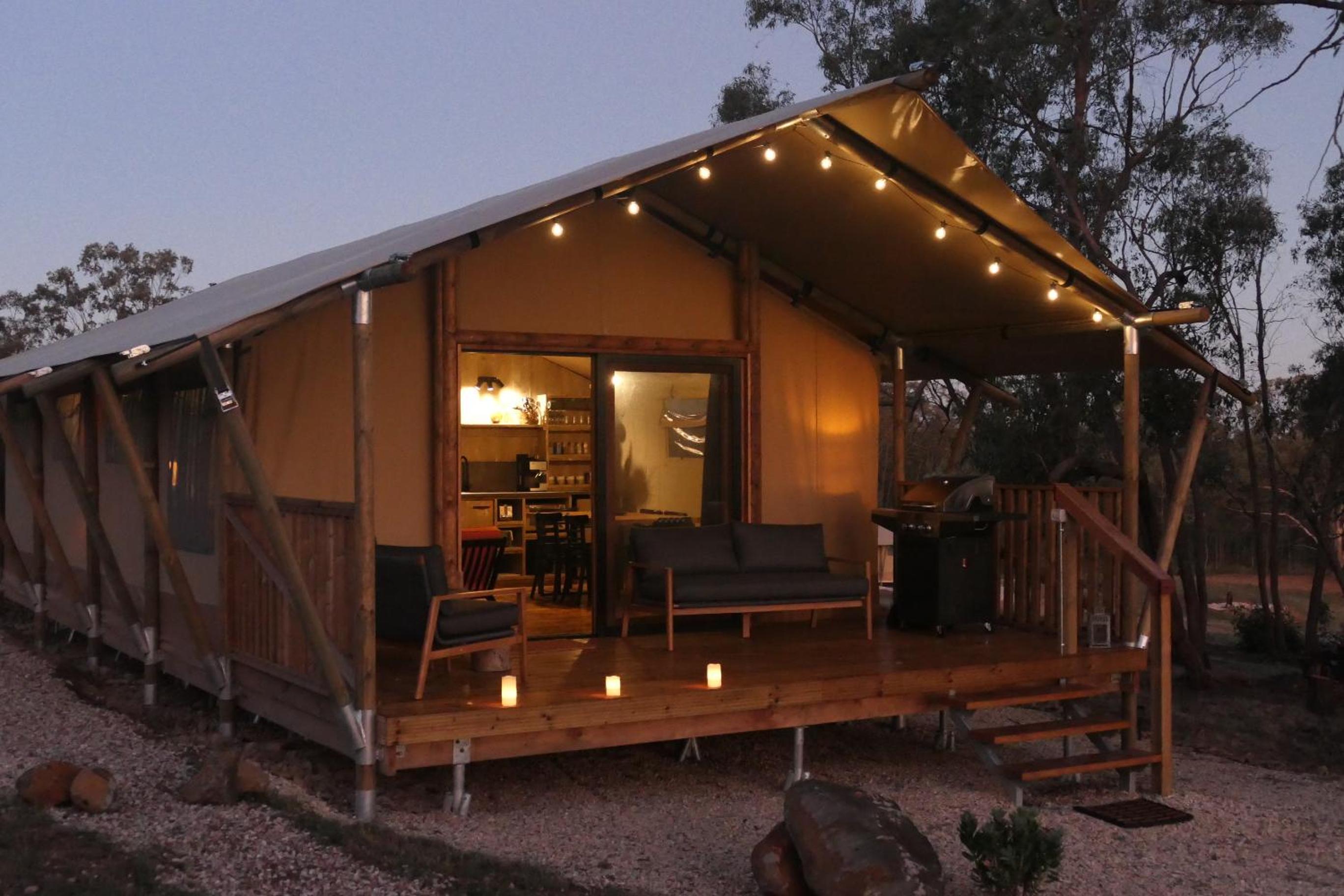 the YellowBoxWood Heathcote - Echidna Ridge and Emu Valley Tents x 2
