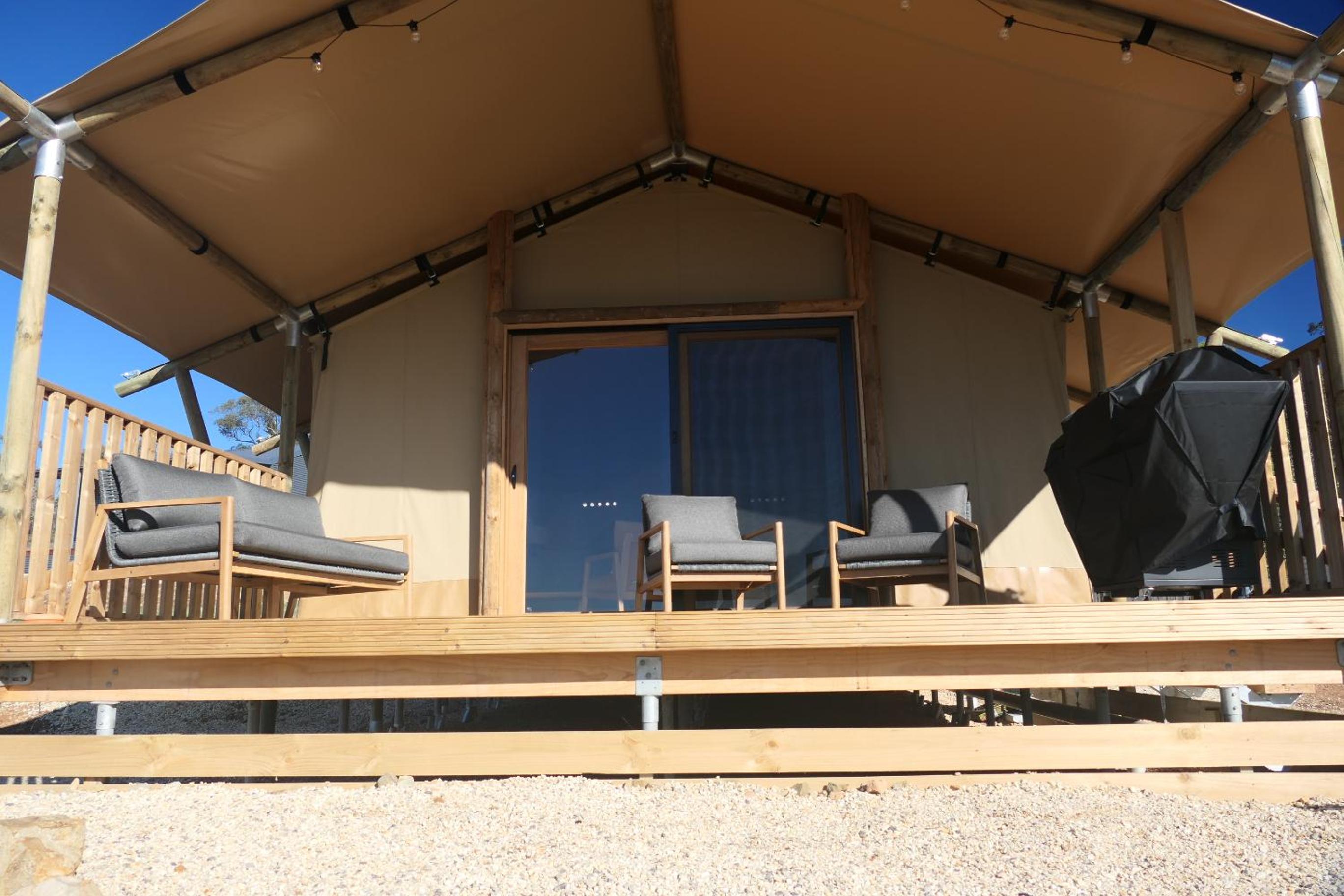 the YellowBoxWood Heathcote - Echidna Ridge and Emu Valley Tents x 2