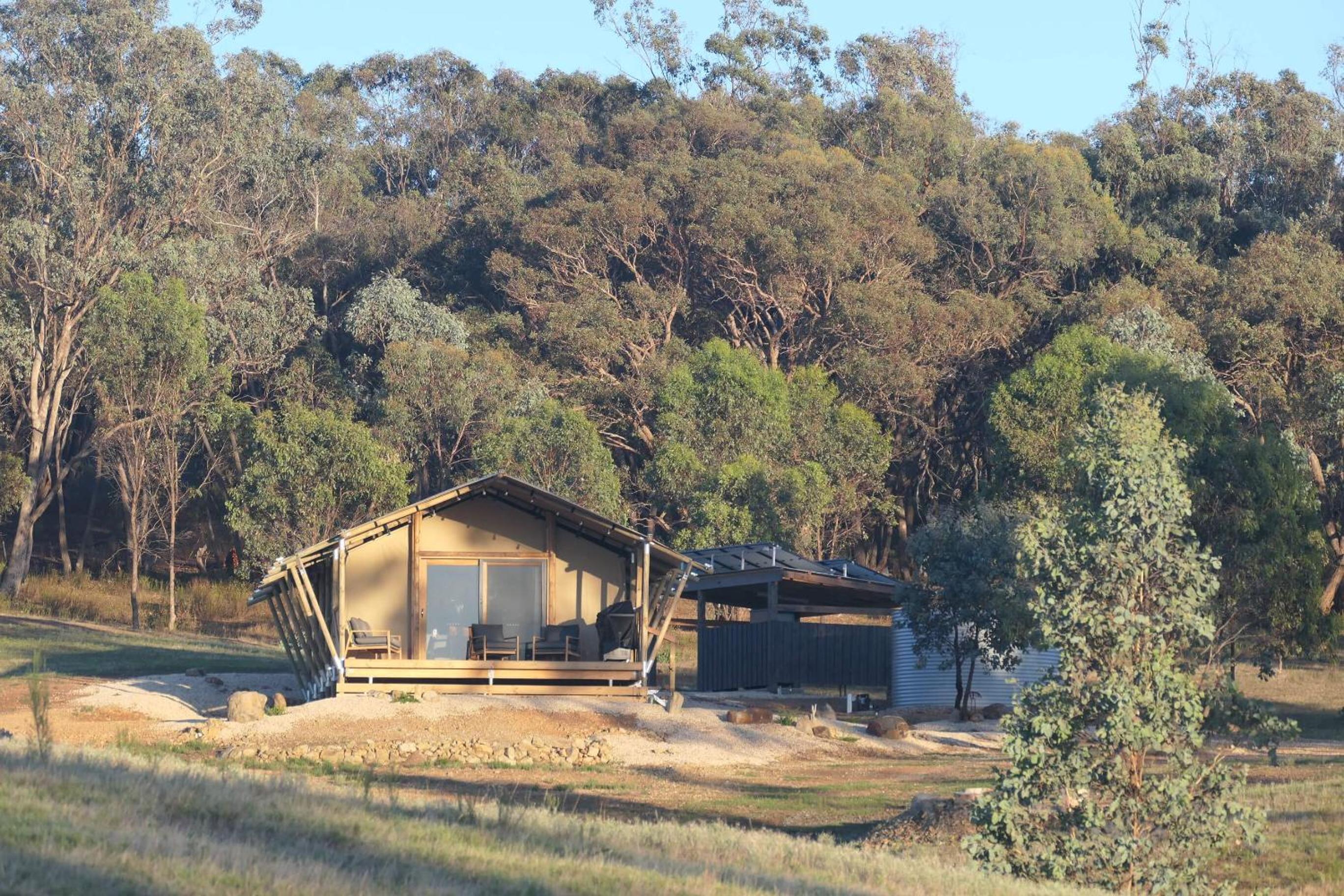the YellowBoxWood Heathcote - Echidna Ridge and Emu Valley Tents x 2