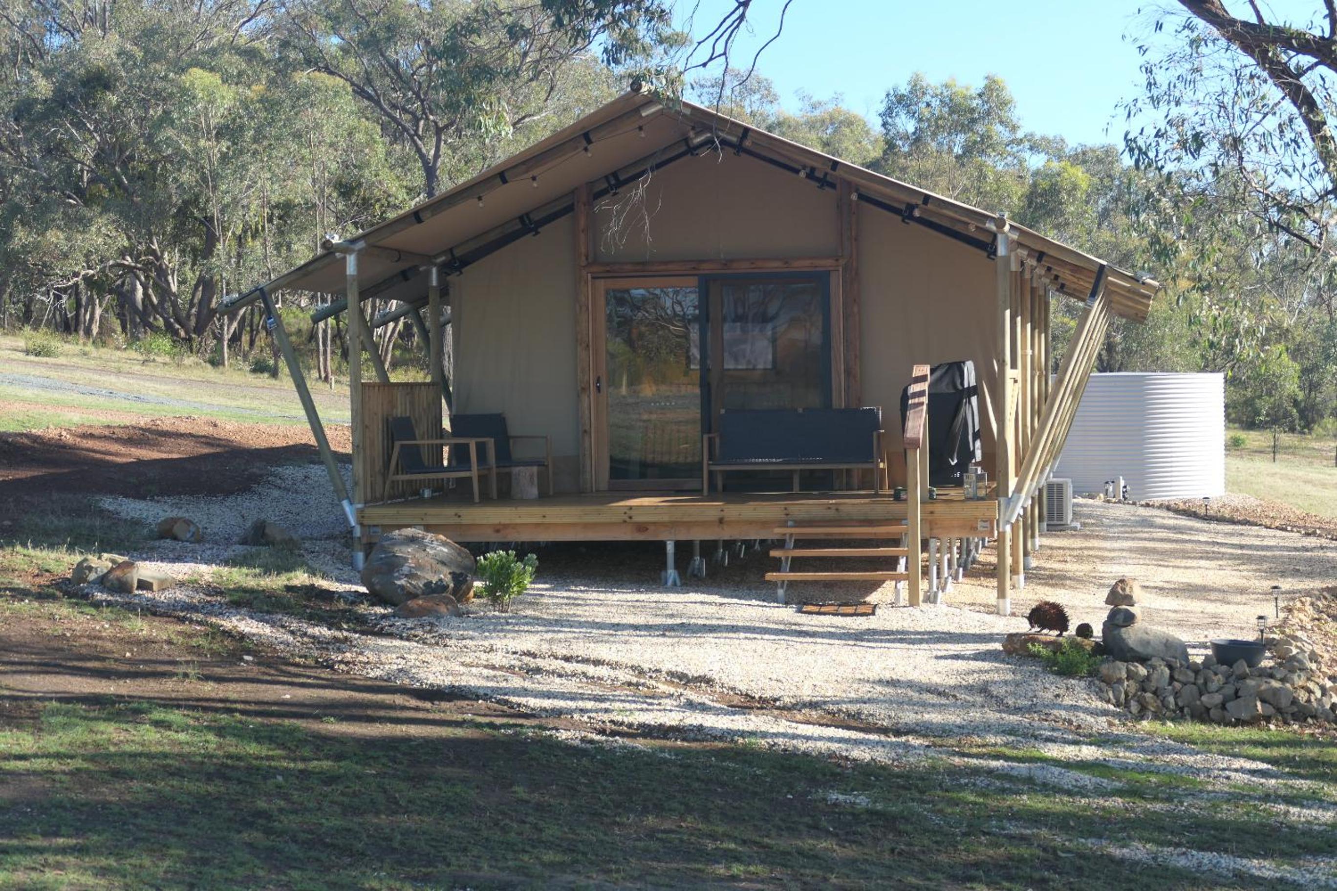 the YellowBoxWood Heathcote - Echidna Ridge and Emu Valley Tents x 2